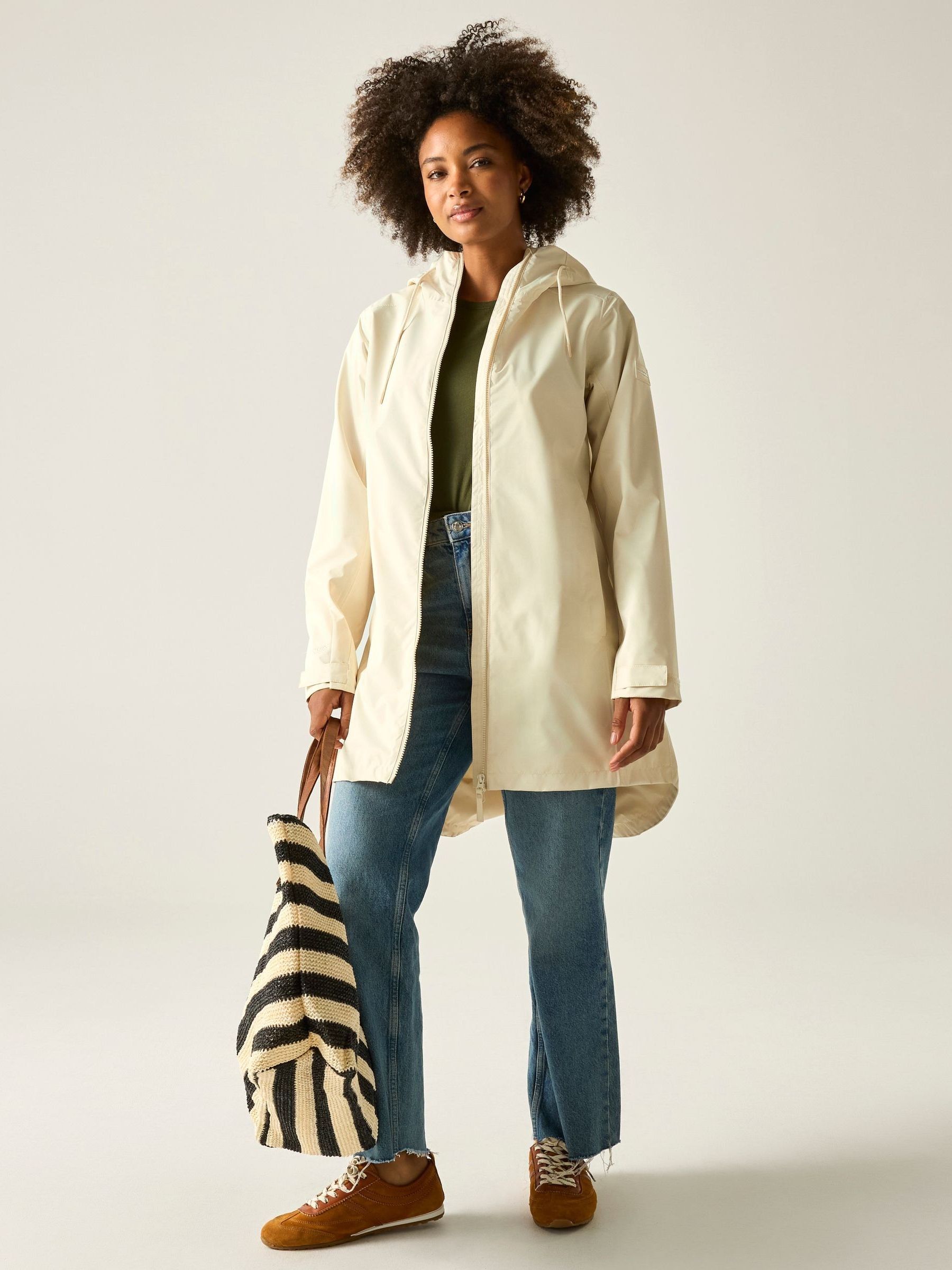 Regatta Cream Brianka Waterproof Jacket