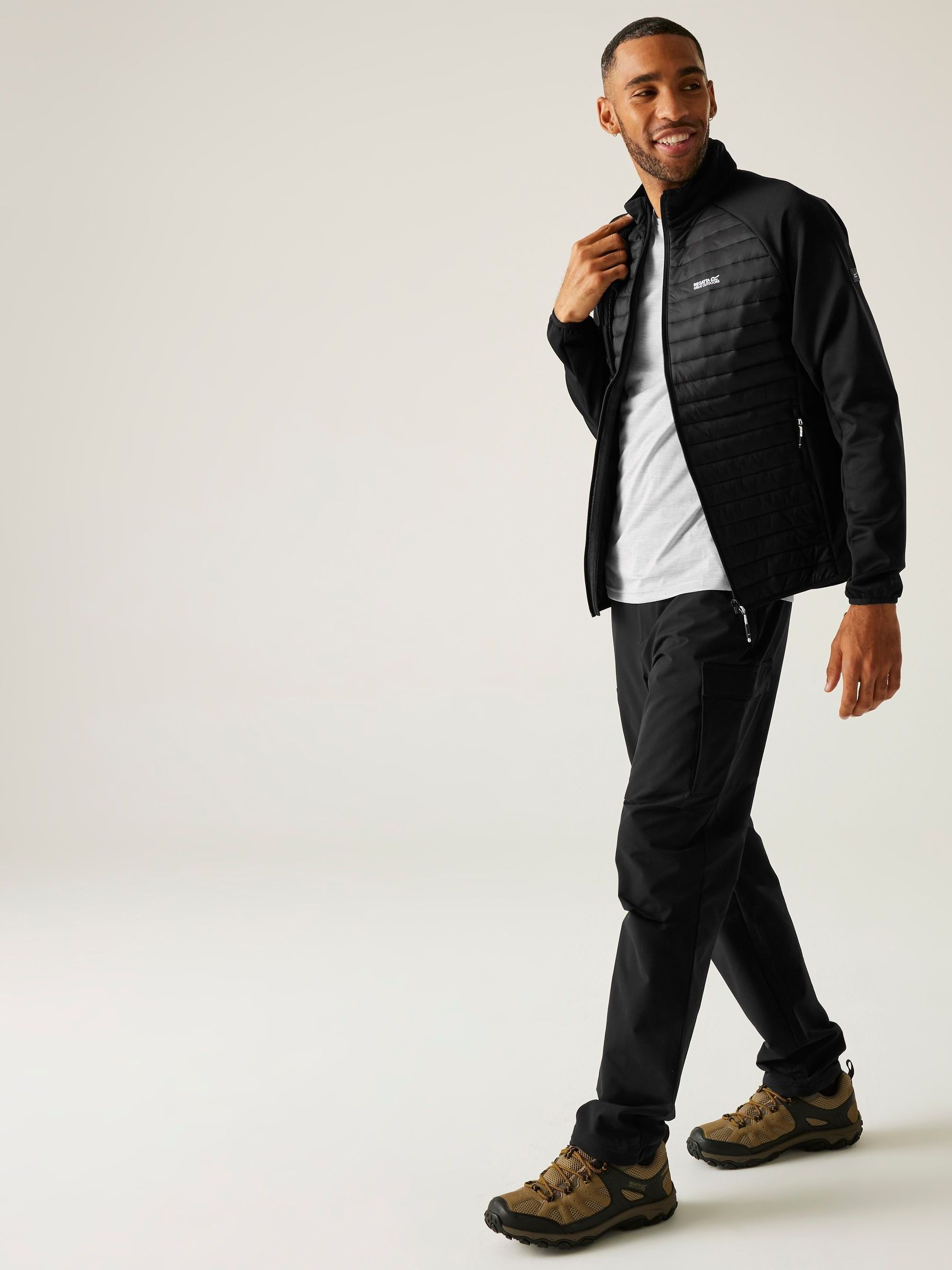 Regatta Black Clumber Hybrid Coat