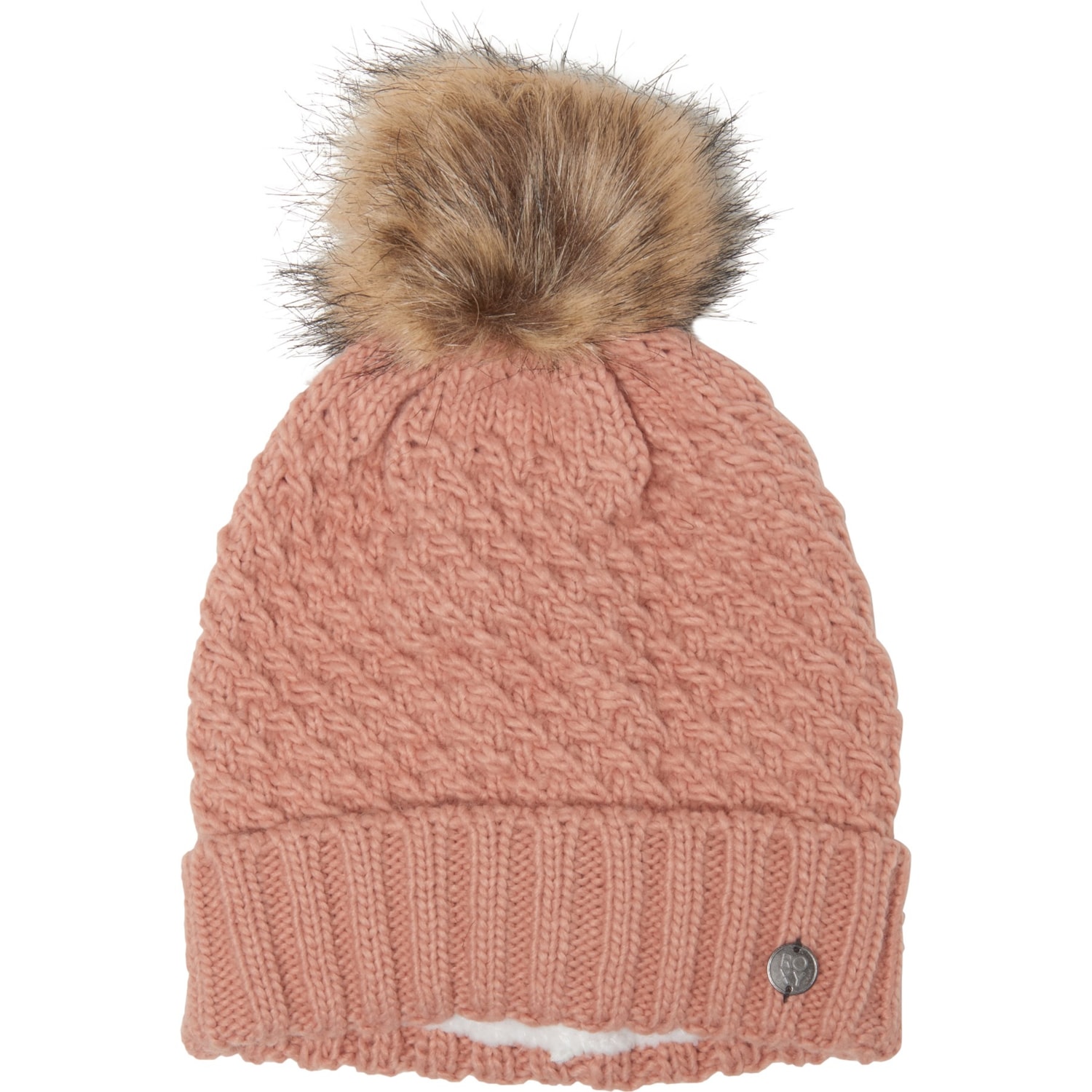 Mellow rose retail image with the same cable-knit texture