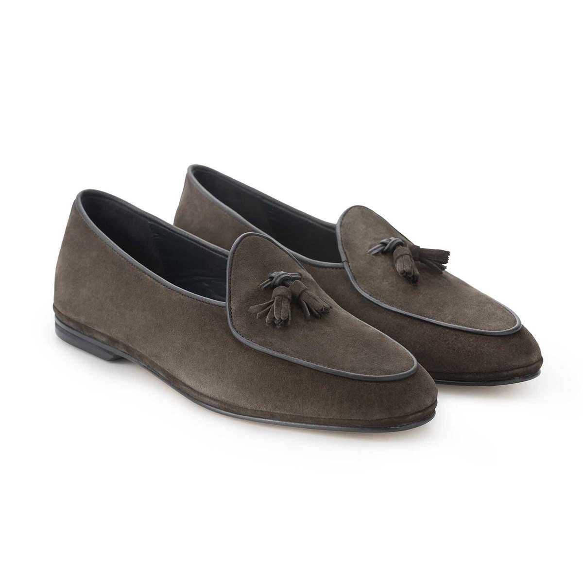 brown suede Marphy loafers