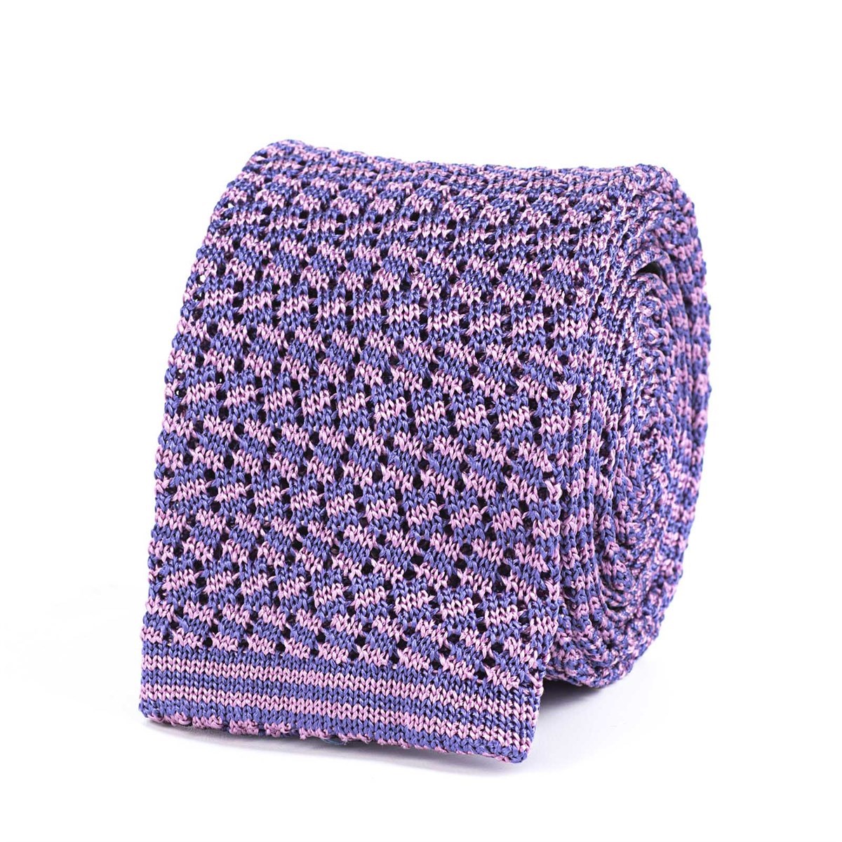 wisteria and lavender knitted tie