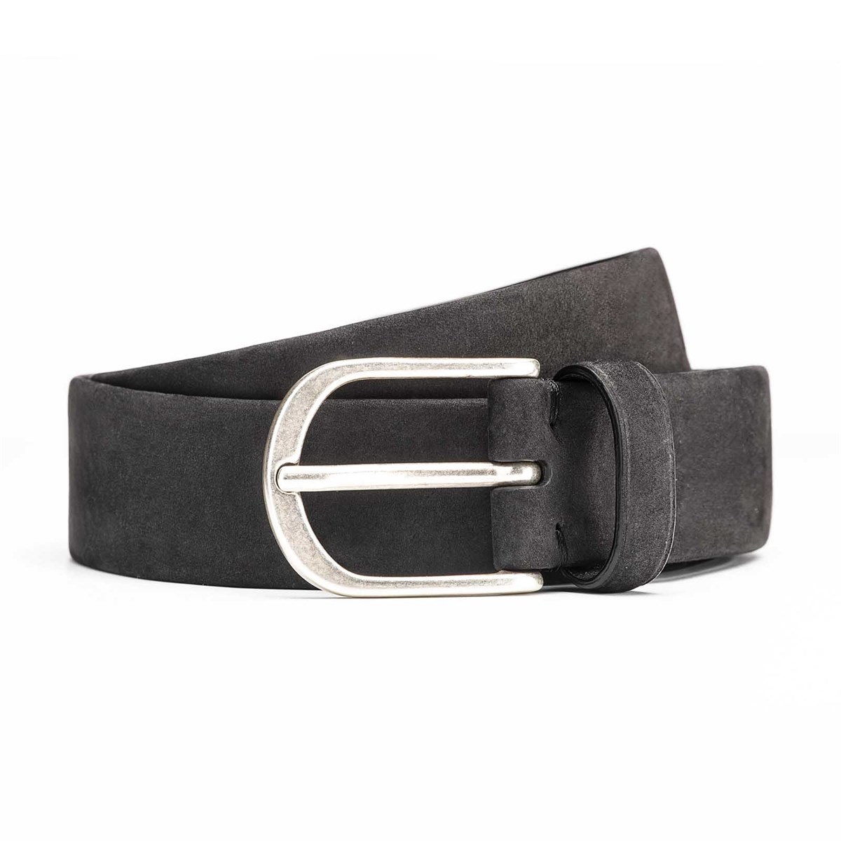 black nubuck tubular belt