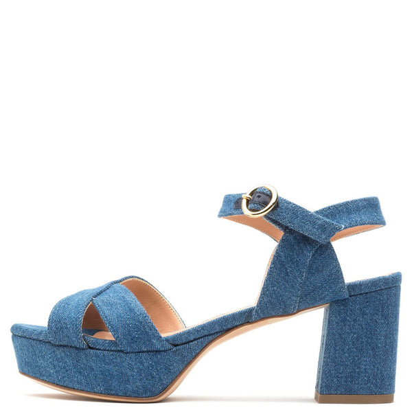Light denim sandal