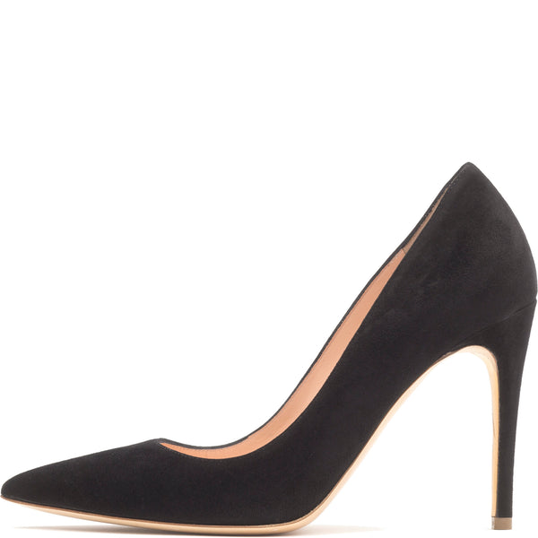 Malory Cromato Black Suede