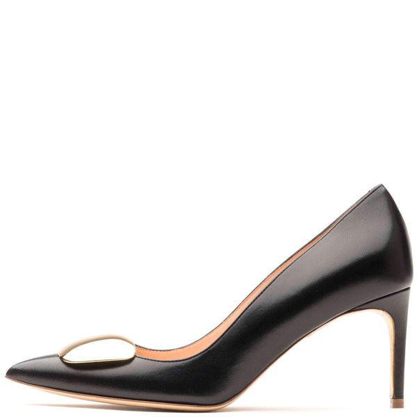 Nada Cromato Gold Pebble Black Nappa