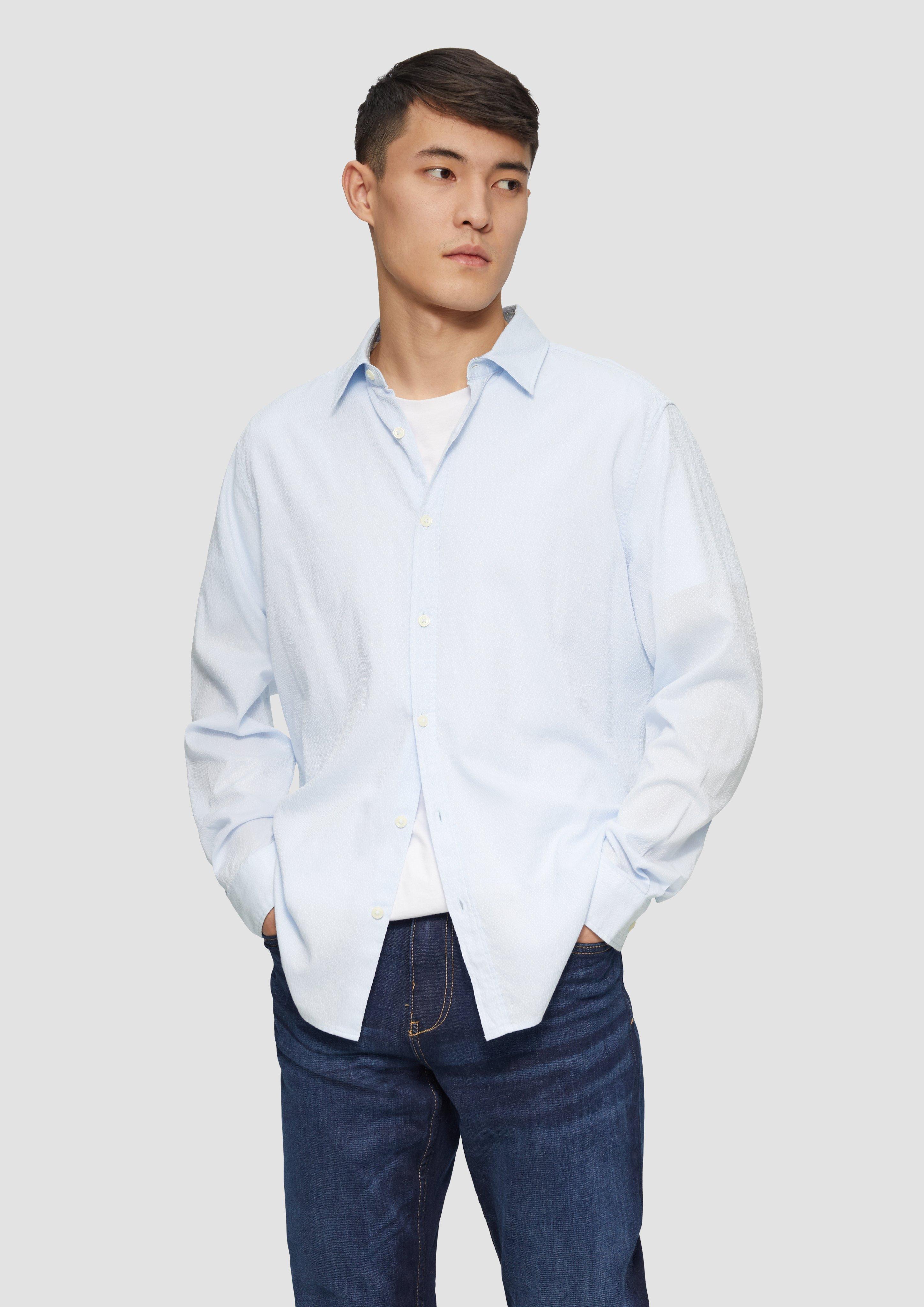 s.Oliver Textured Cotton Shirt