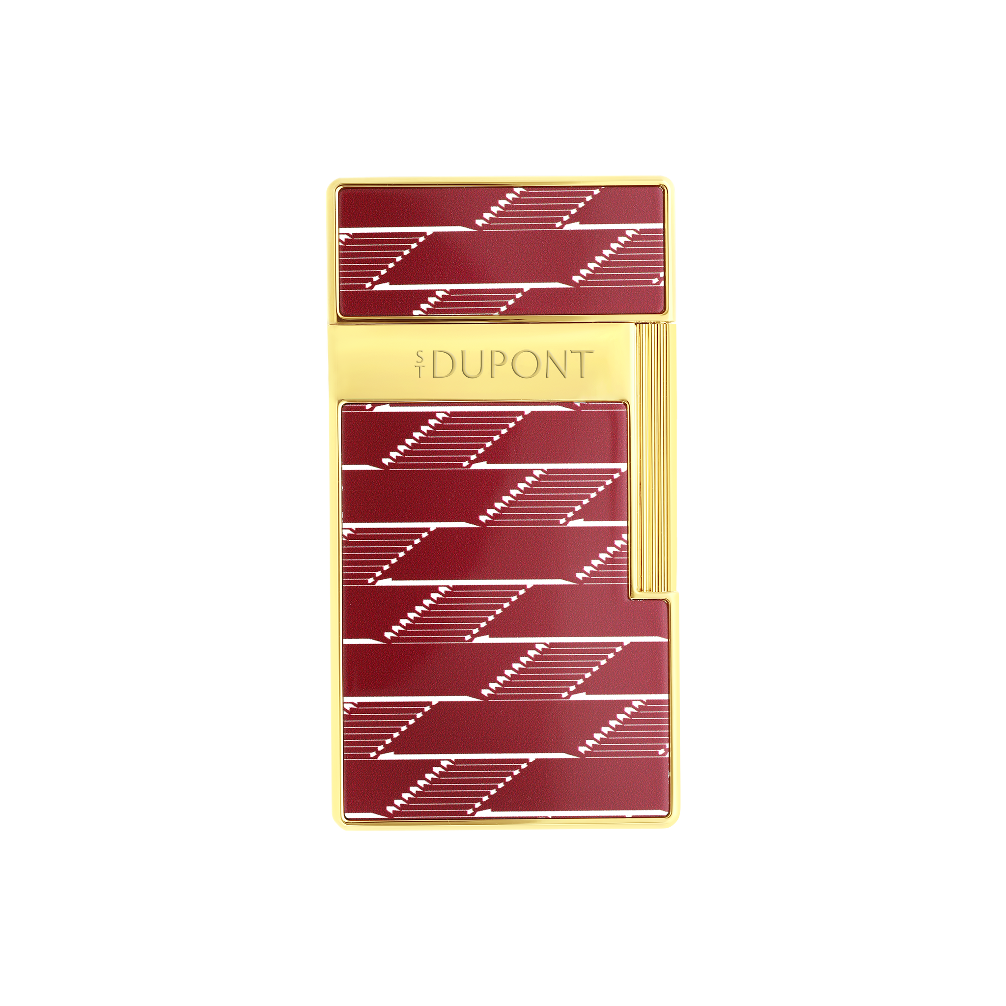 Biggy 1872 Monogram Burgundy Lighter