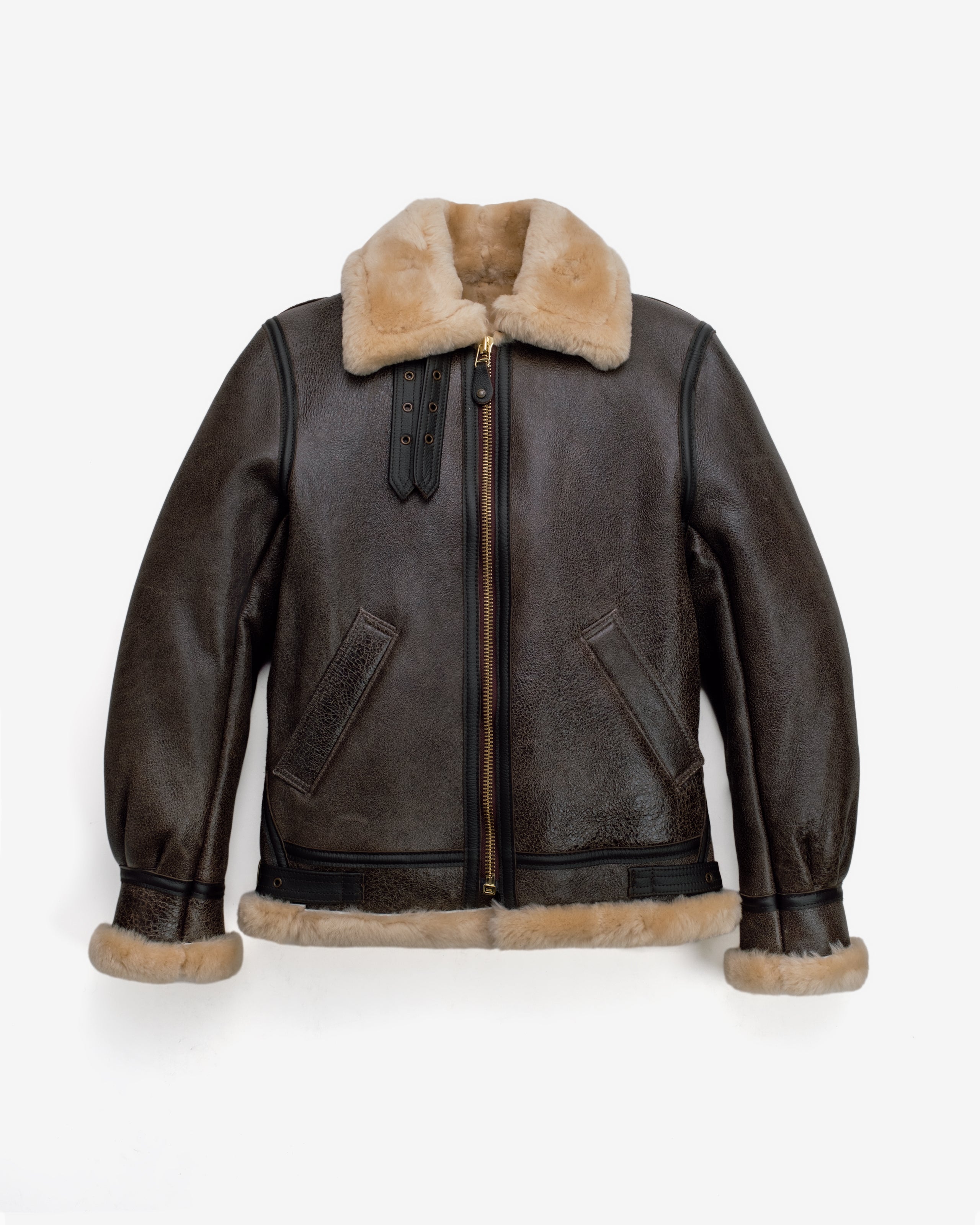 257S | Classic B-3 Sheepskin Bomber Jacket