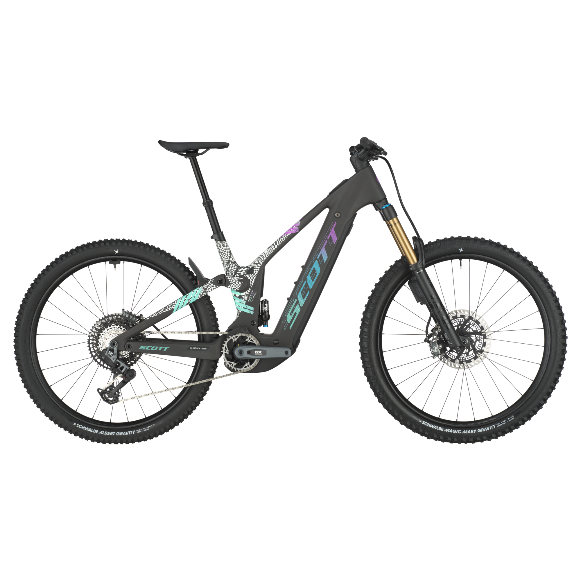 Green side profile with the integrated battery mass