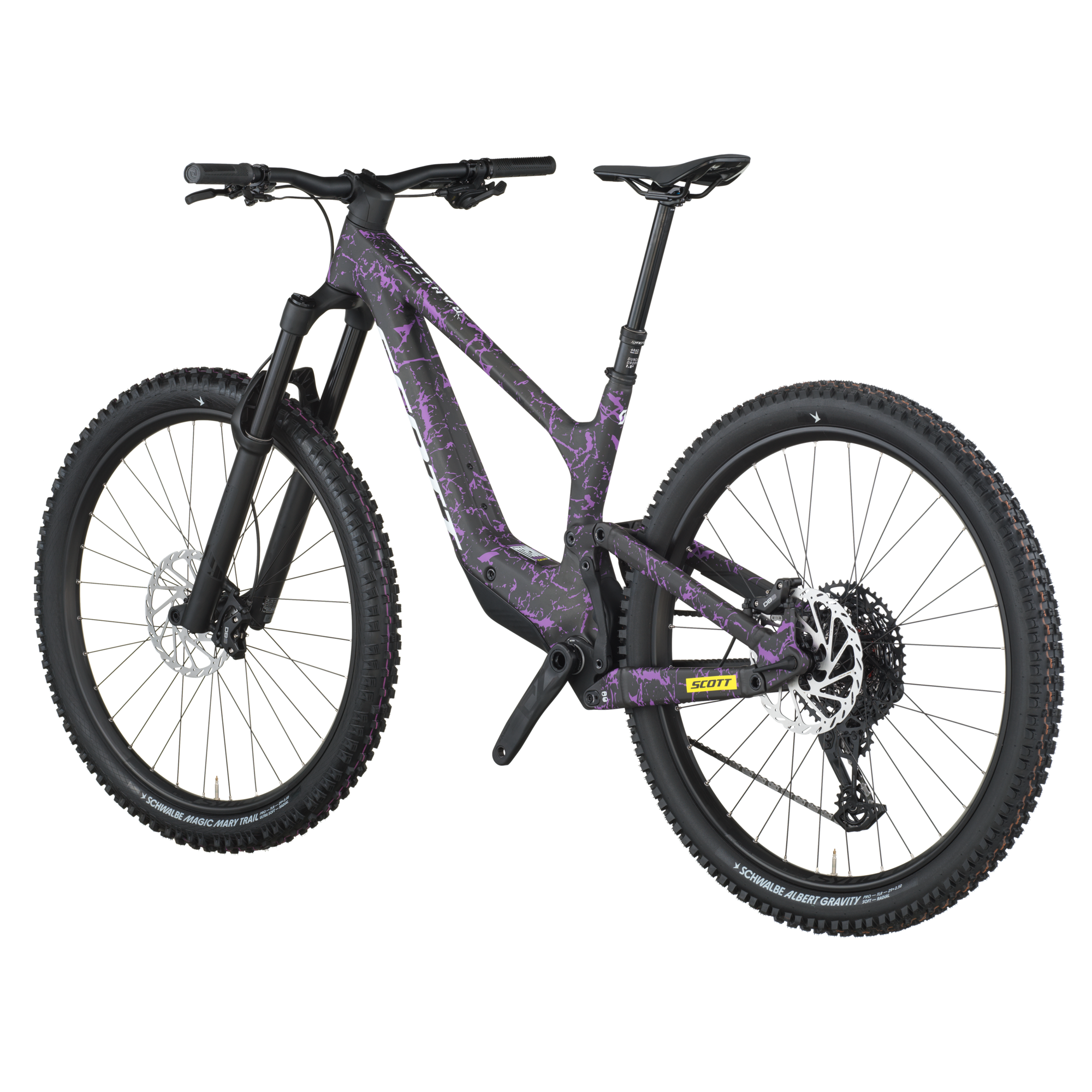 Purple front three-quarter angle