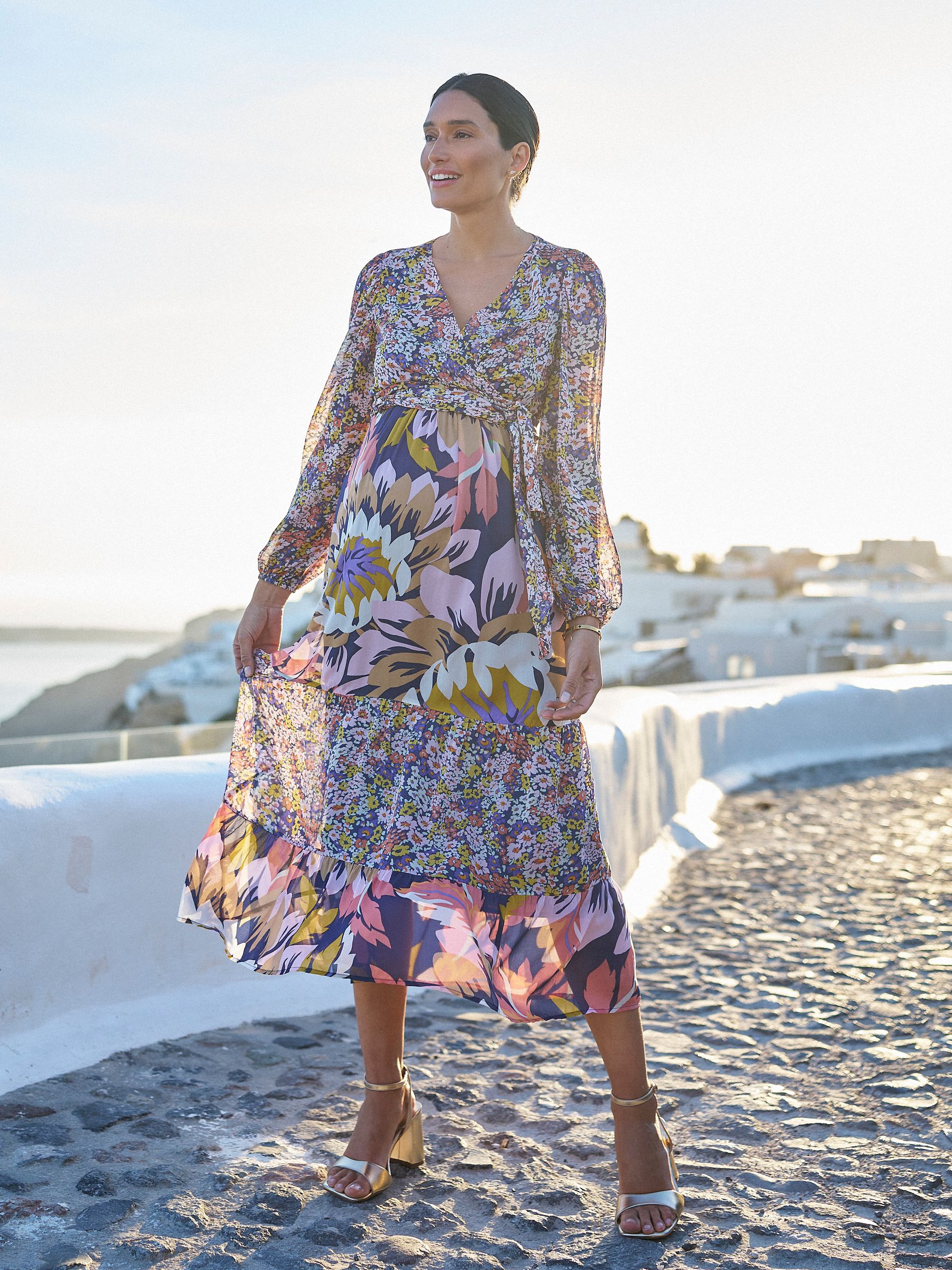Full floral silhouette