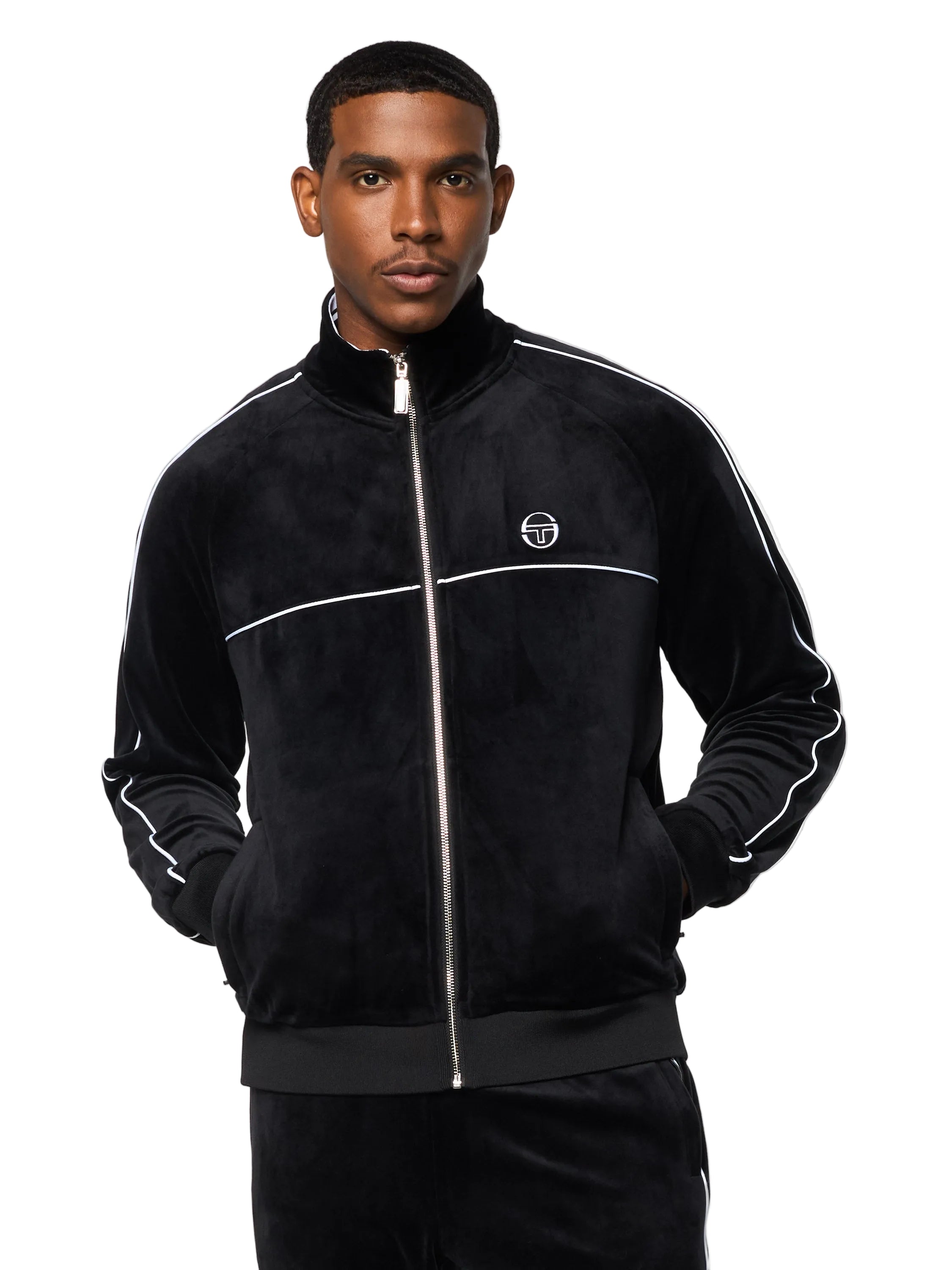 Lioni Velour Track Jacket