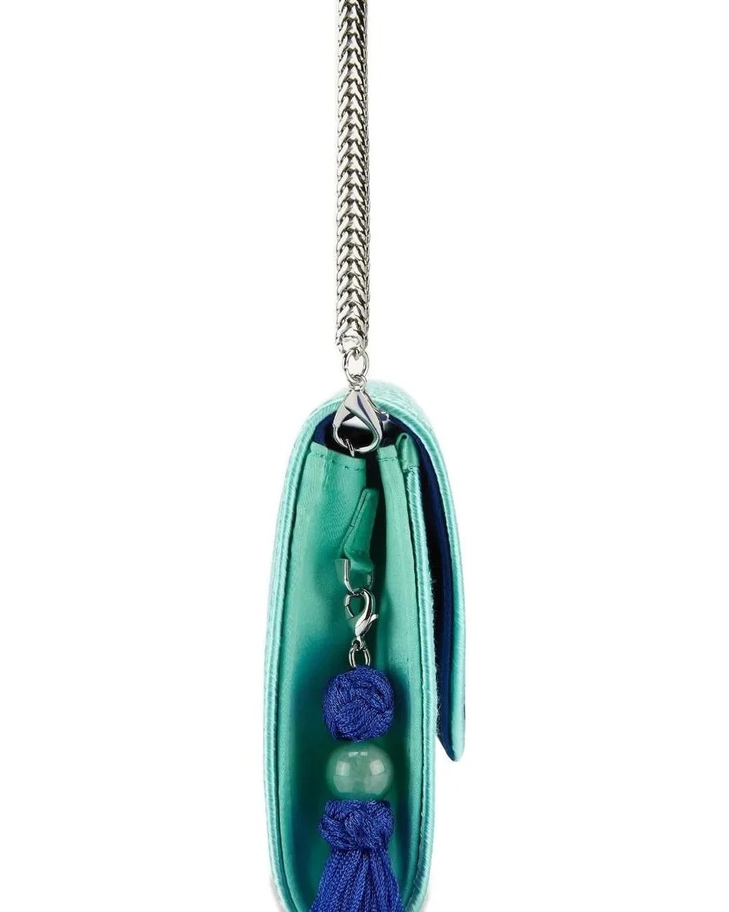 Side view with chain strap