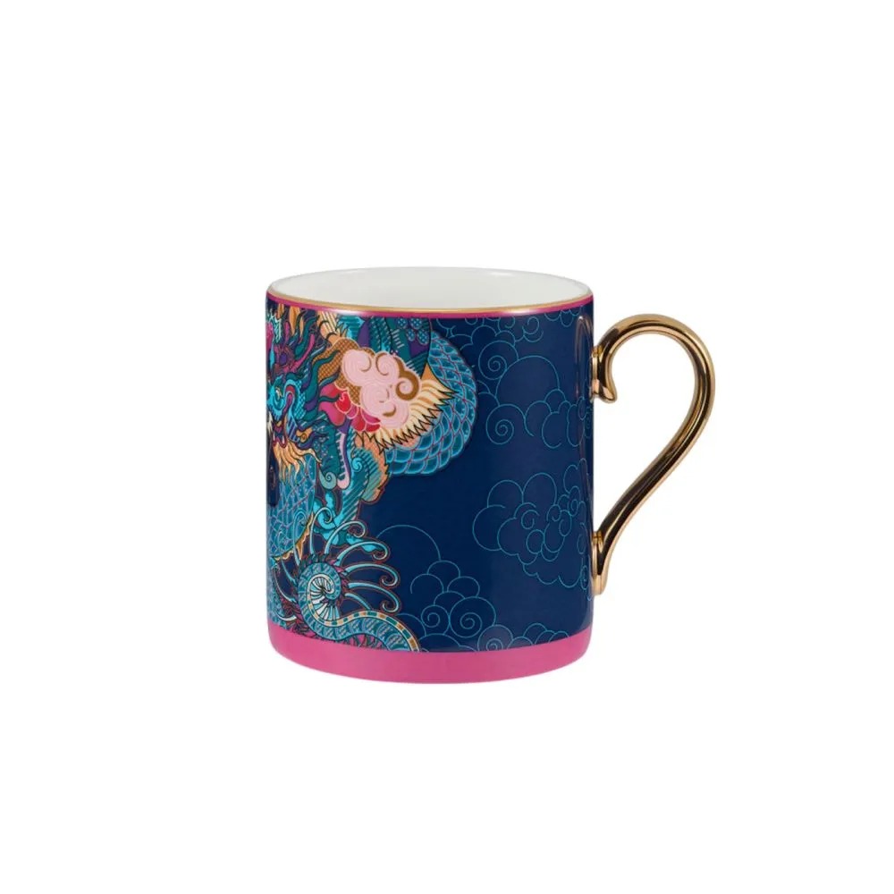 Navy Vivid Dragon mug