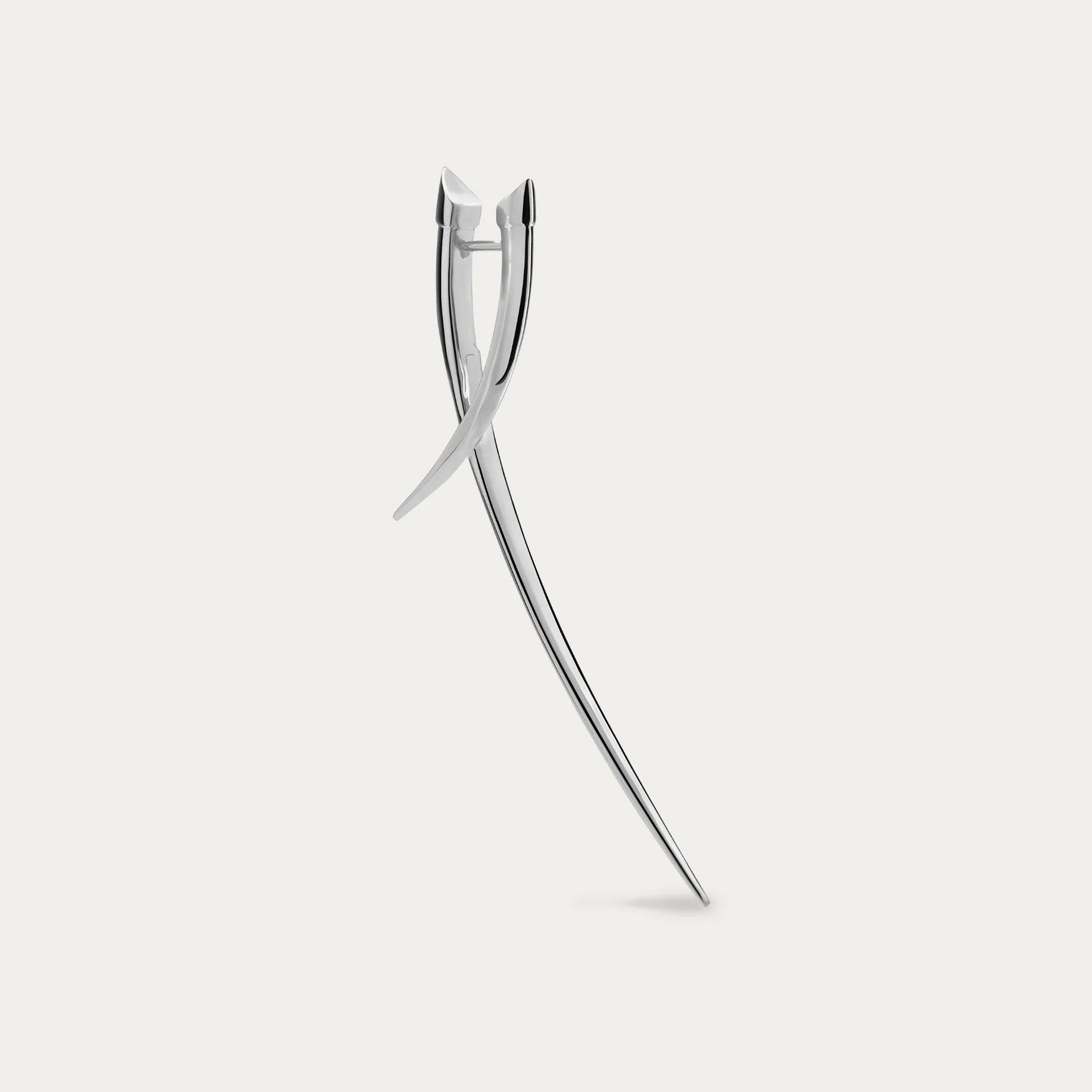 Sabre Statement Crossover Earring, Single