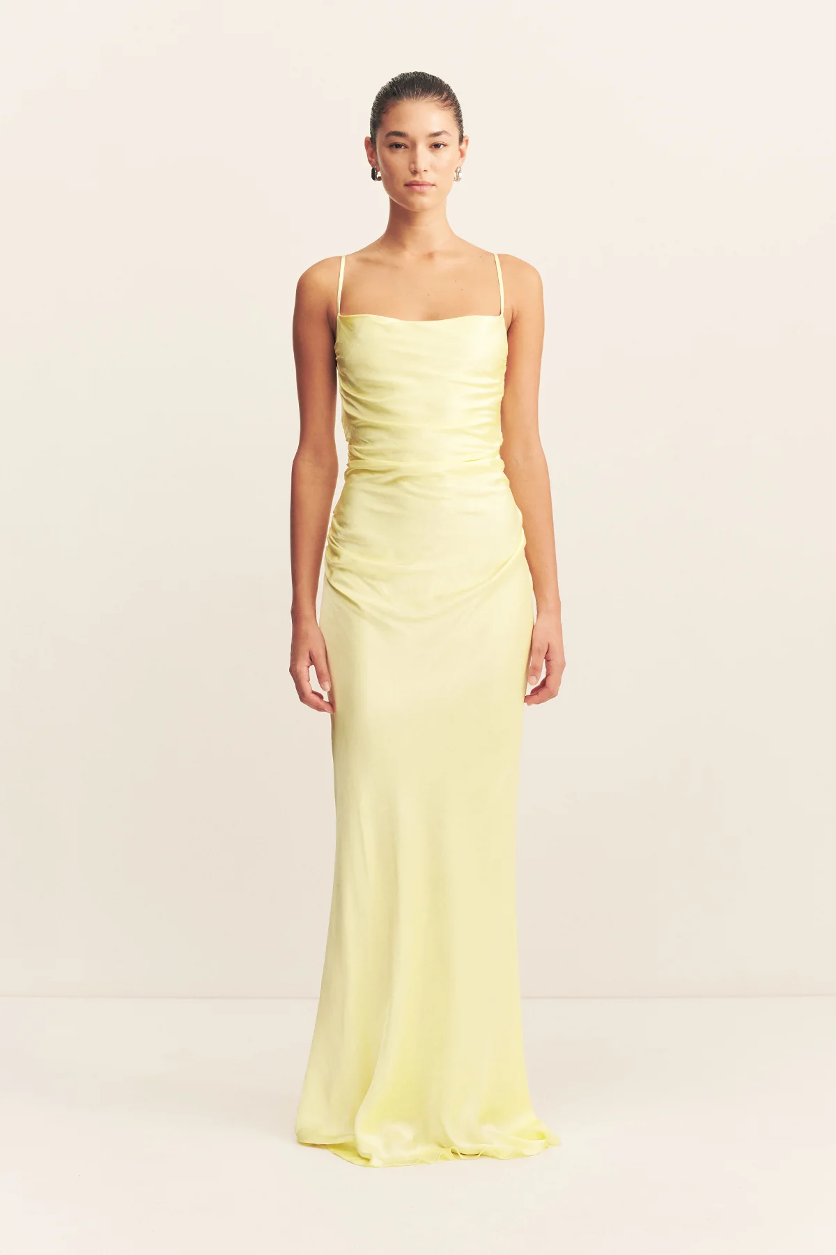 La Lune Lace Back Maxi Dress