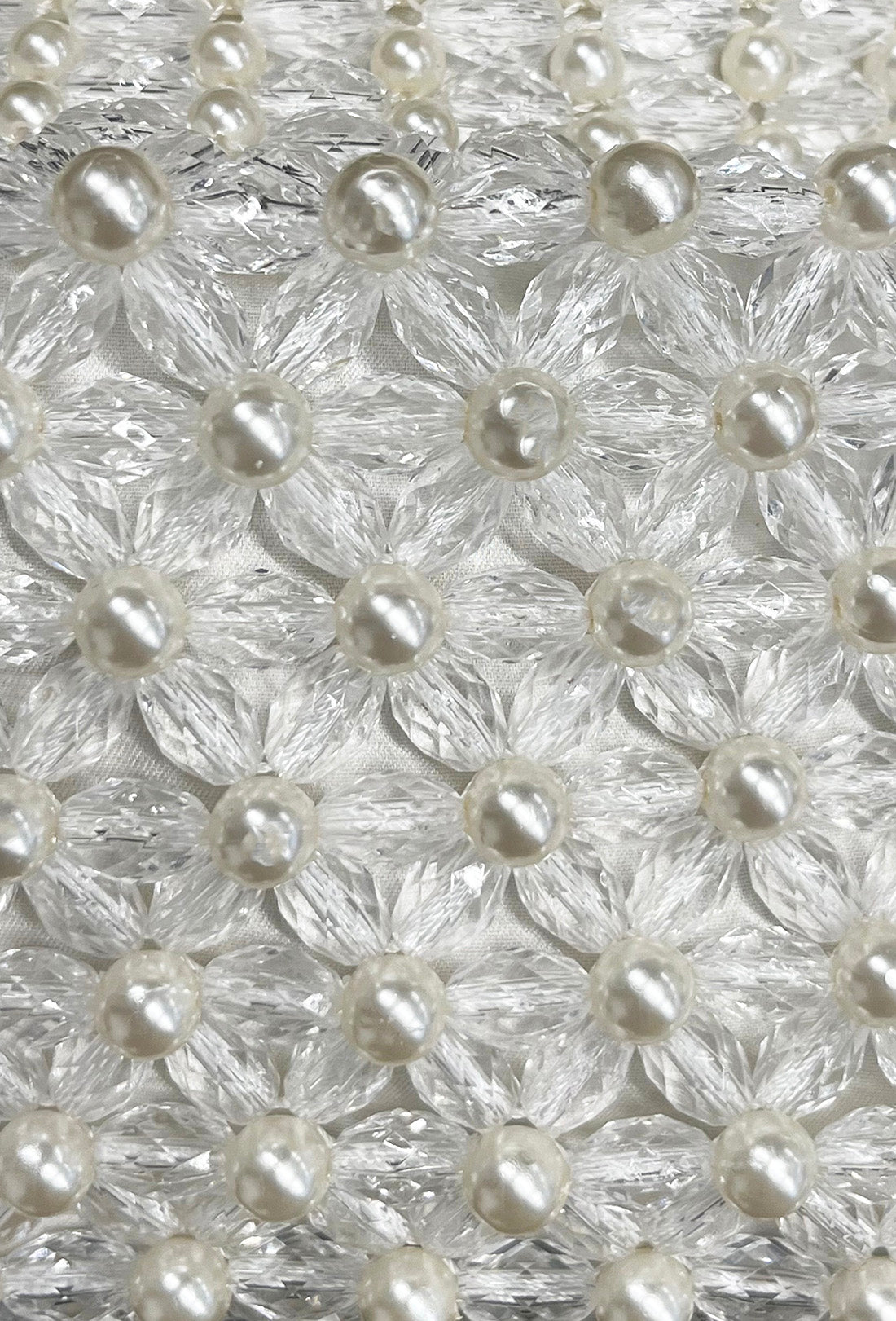 Close detail of the beaded surface