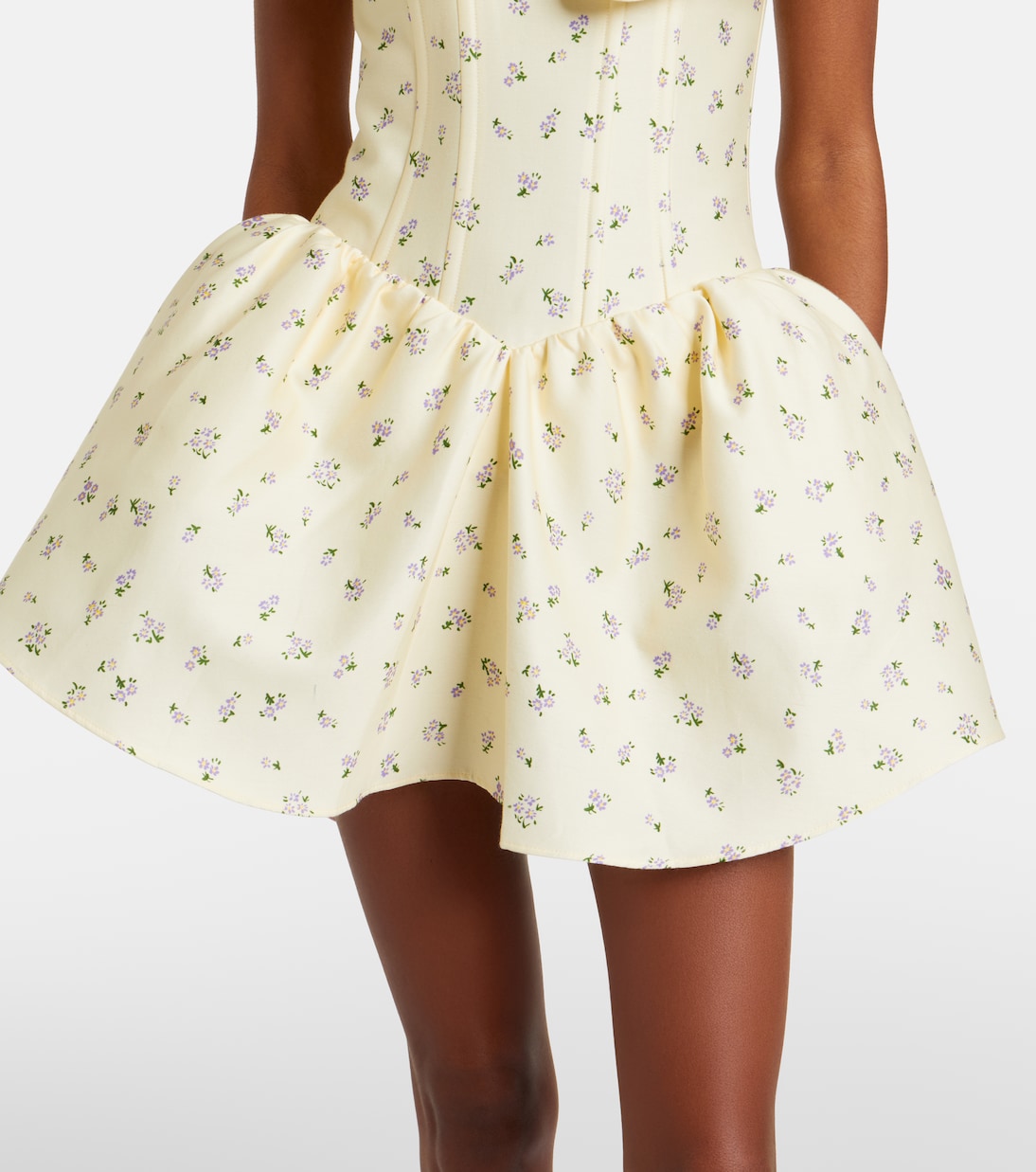 corset and skirt detail