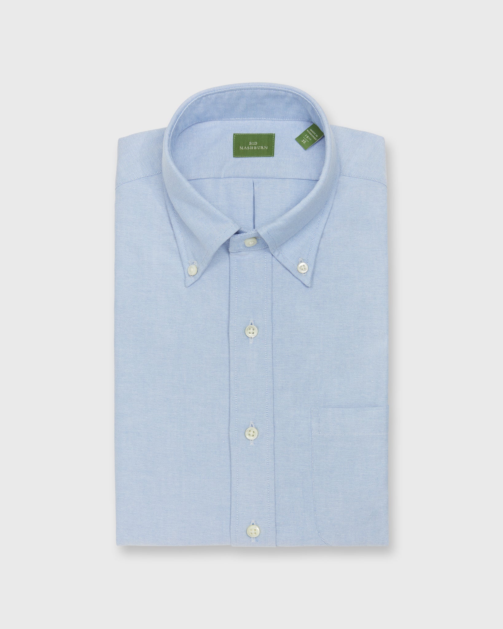 blue Oxford front view