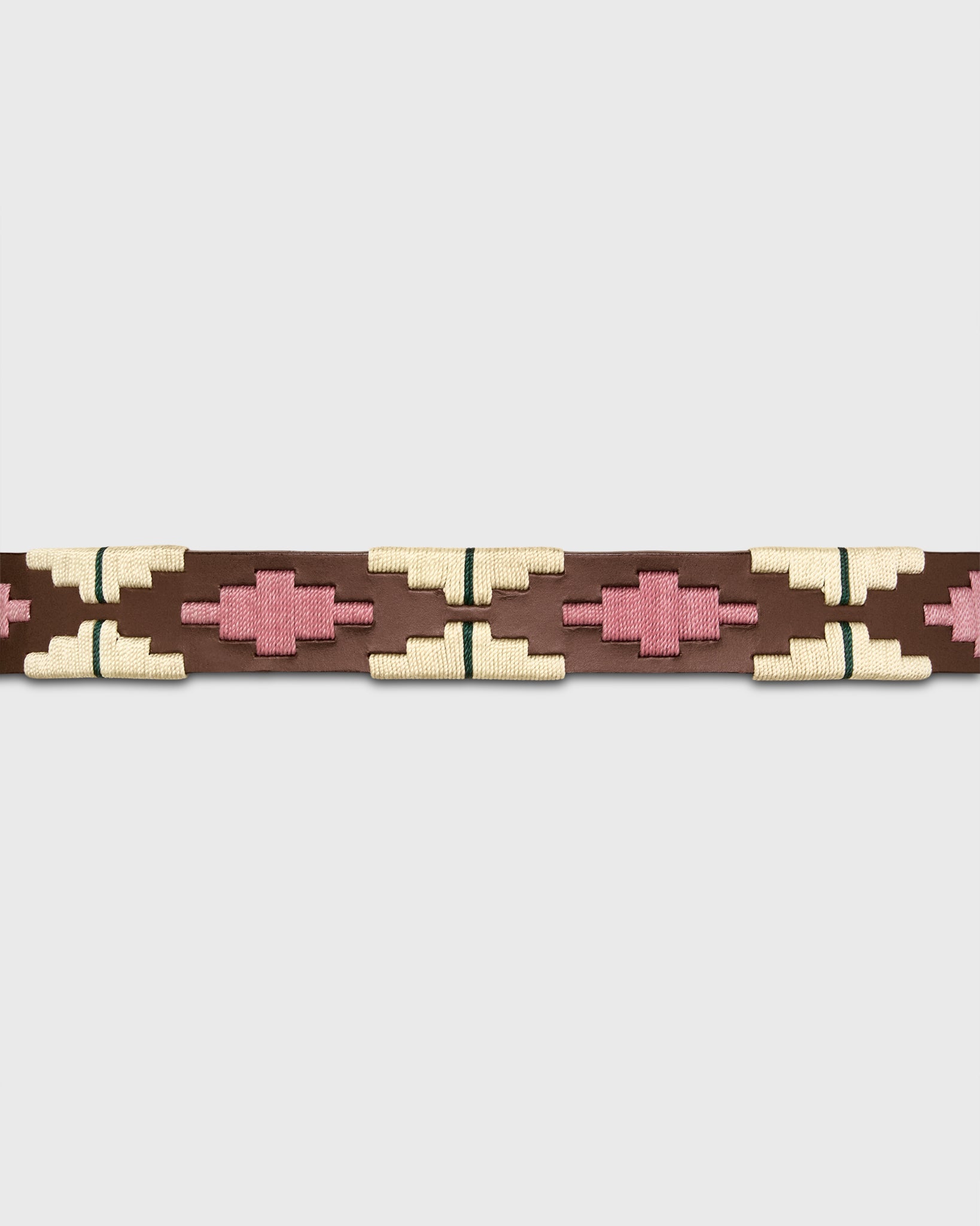 medium-brown leather tabs
