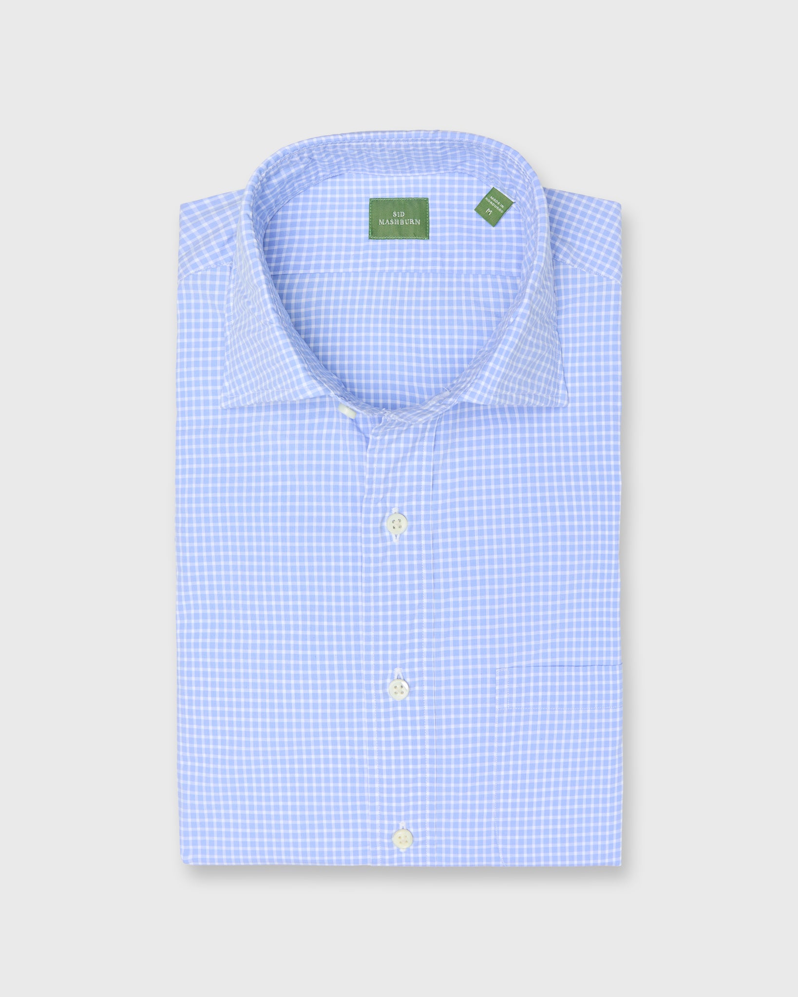 graph-check collar detail