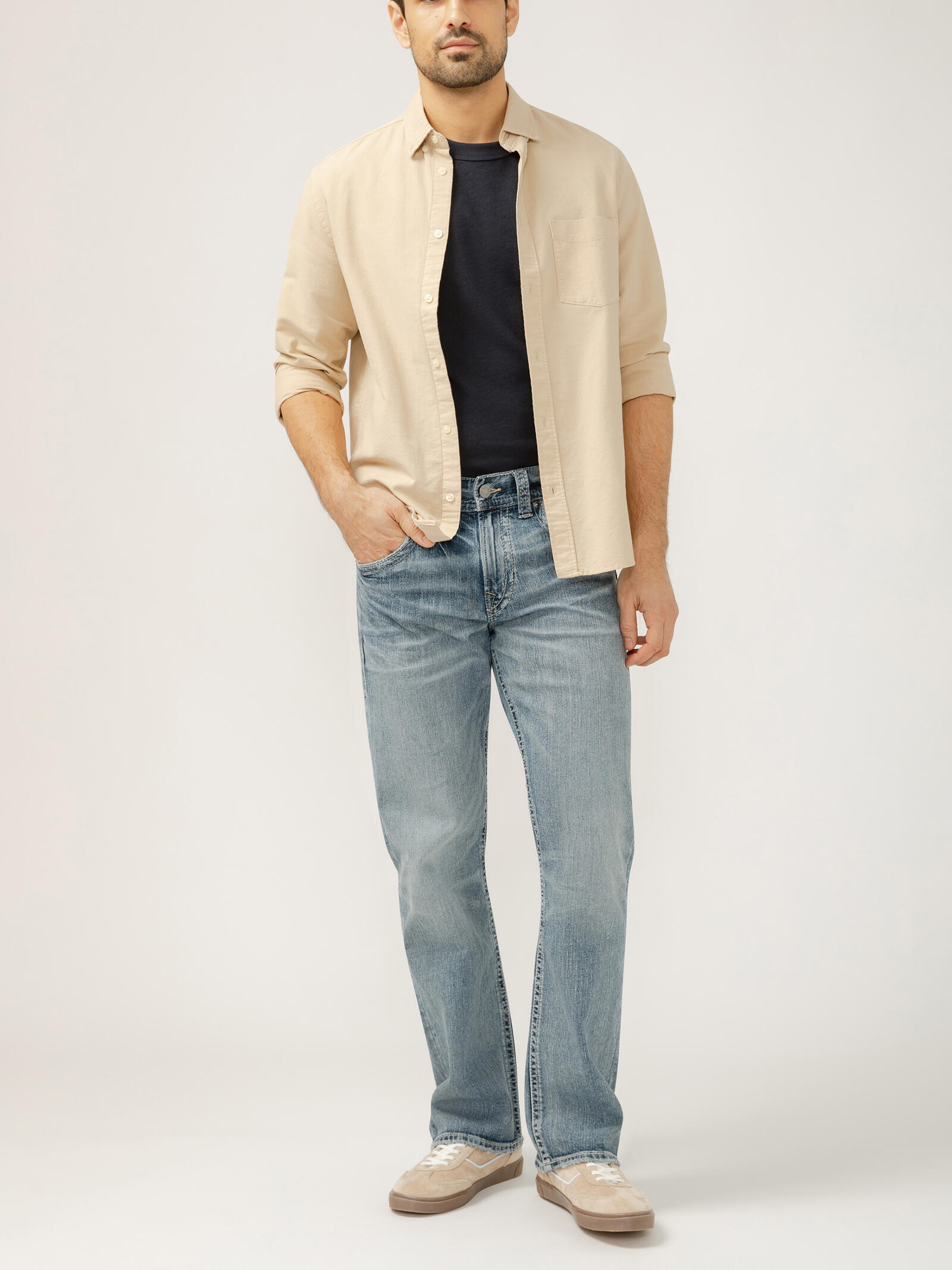 Gordie Loose Fit Straight Leg Jeans