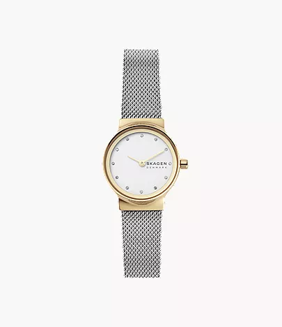 Two-tone steel mesh variation