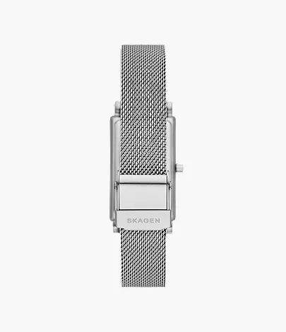 Back view of the rectangular mesh bracelet