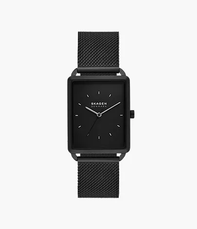 Black rectangular mesh variation