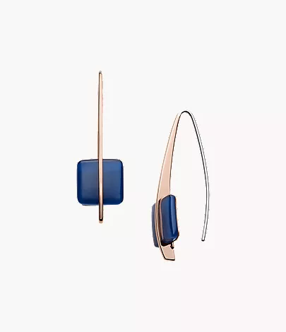 Gold-tone blue-glass variation