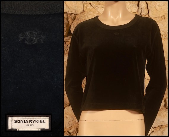 Archival inside-out seam sweater with label detail