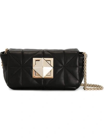 Black quilted shoulder version with chain strap