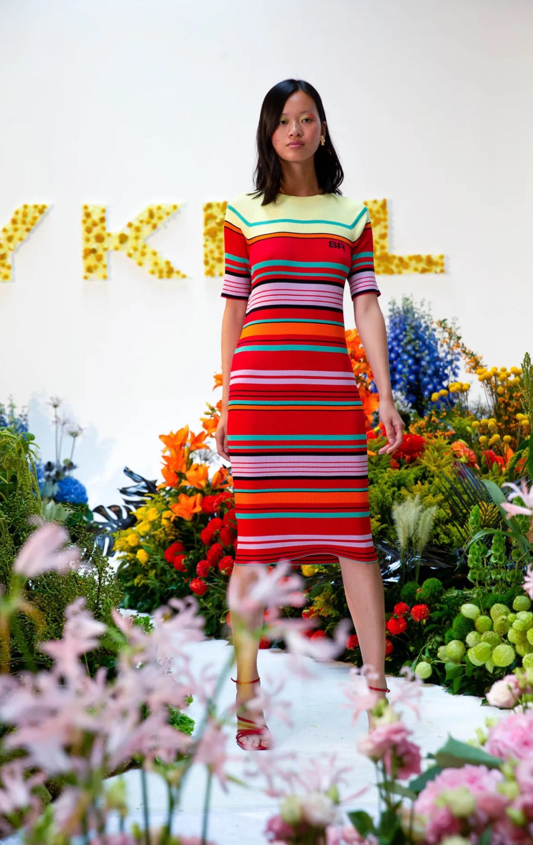 Striped Knit Dress