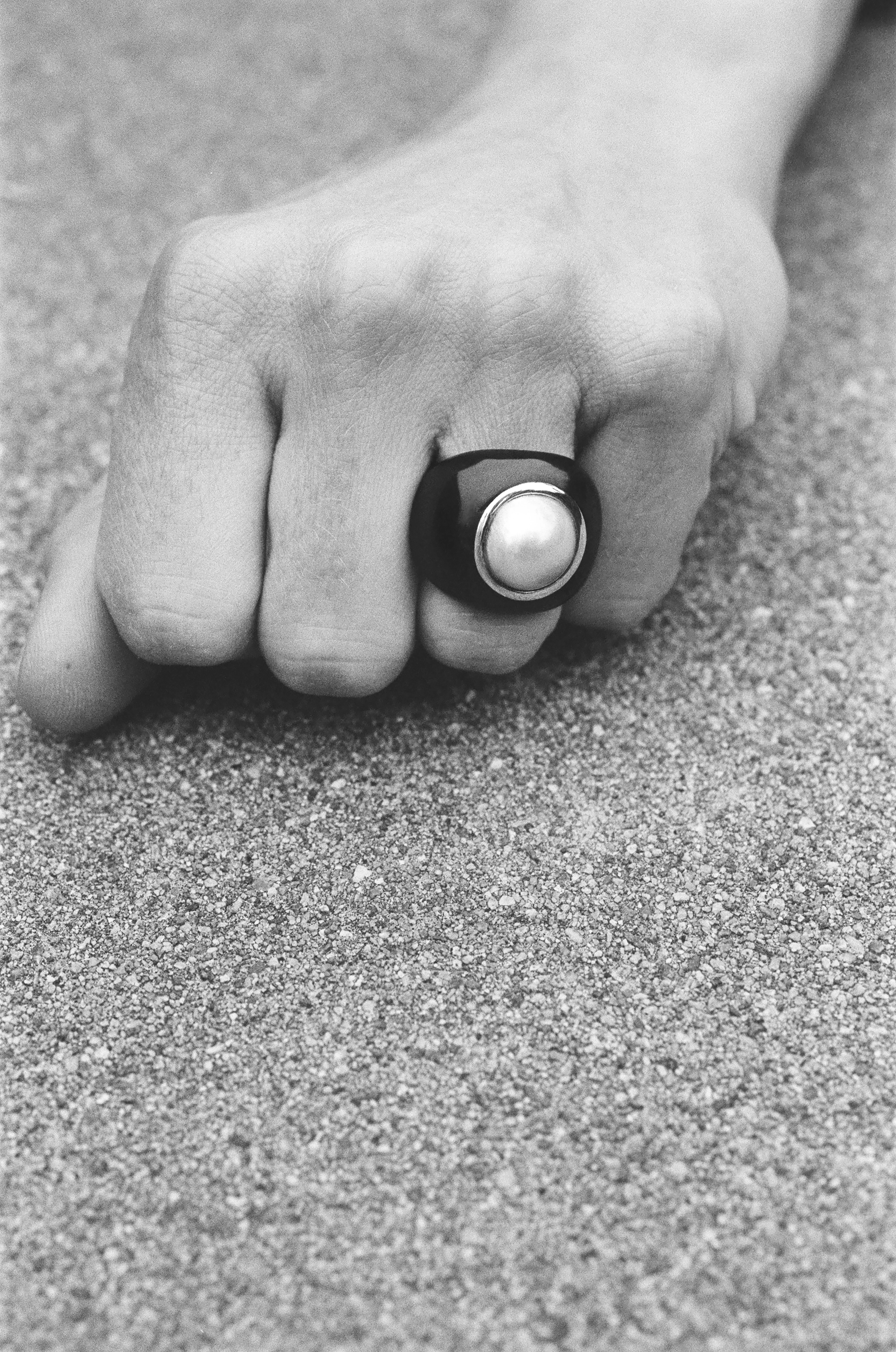 Pearl Moon Ring