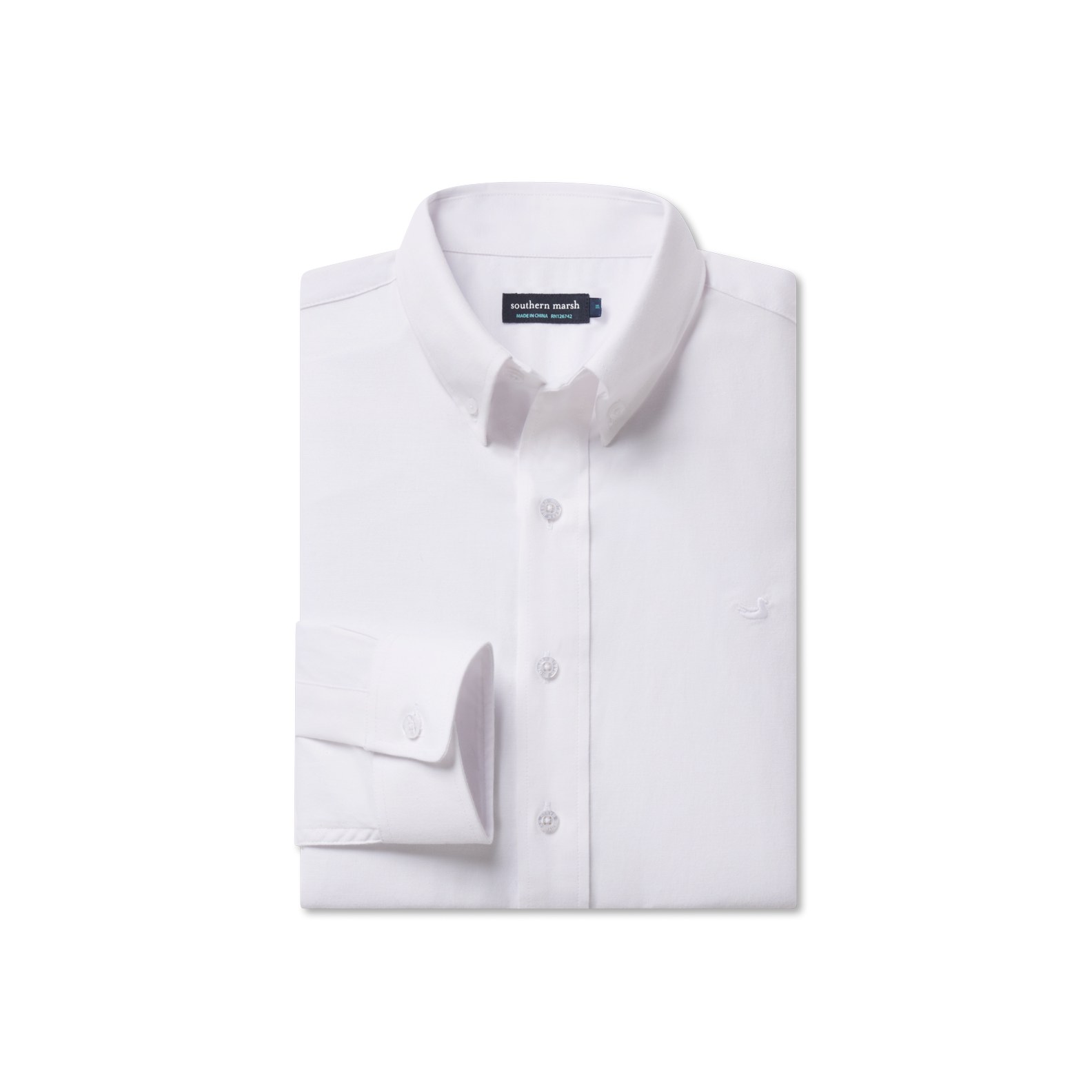 White oxford front