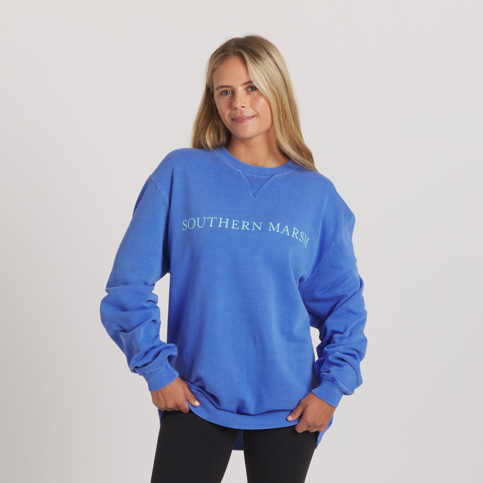French Blue on-model front