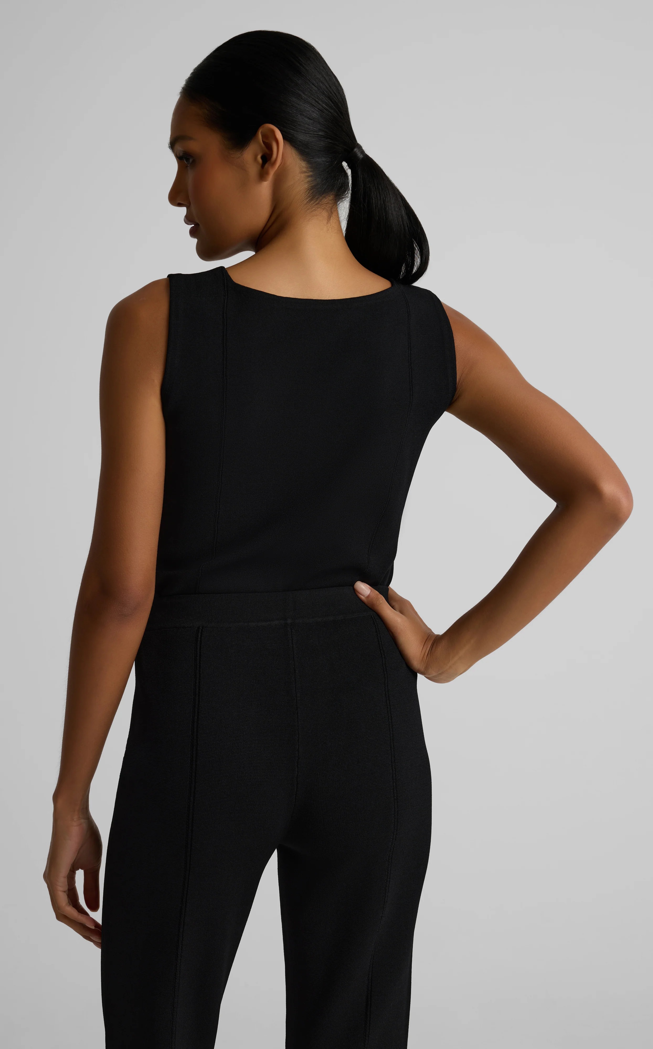 back view with clean shoulder line