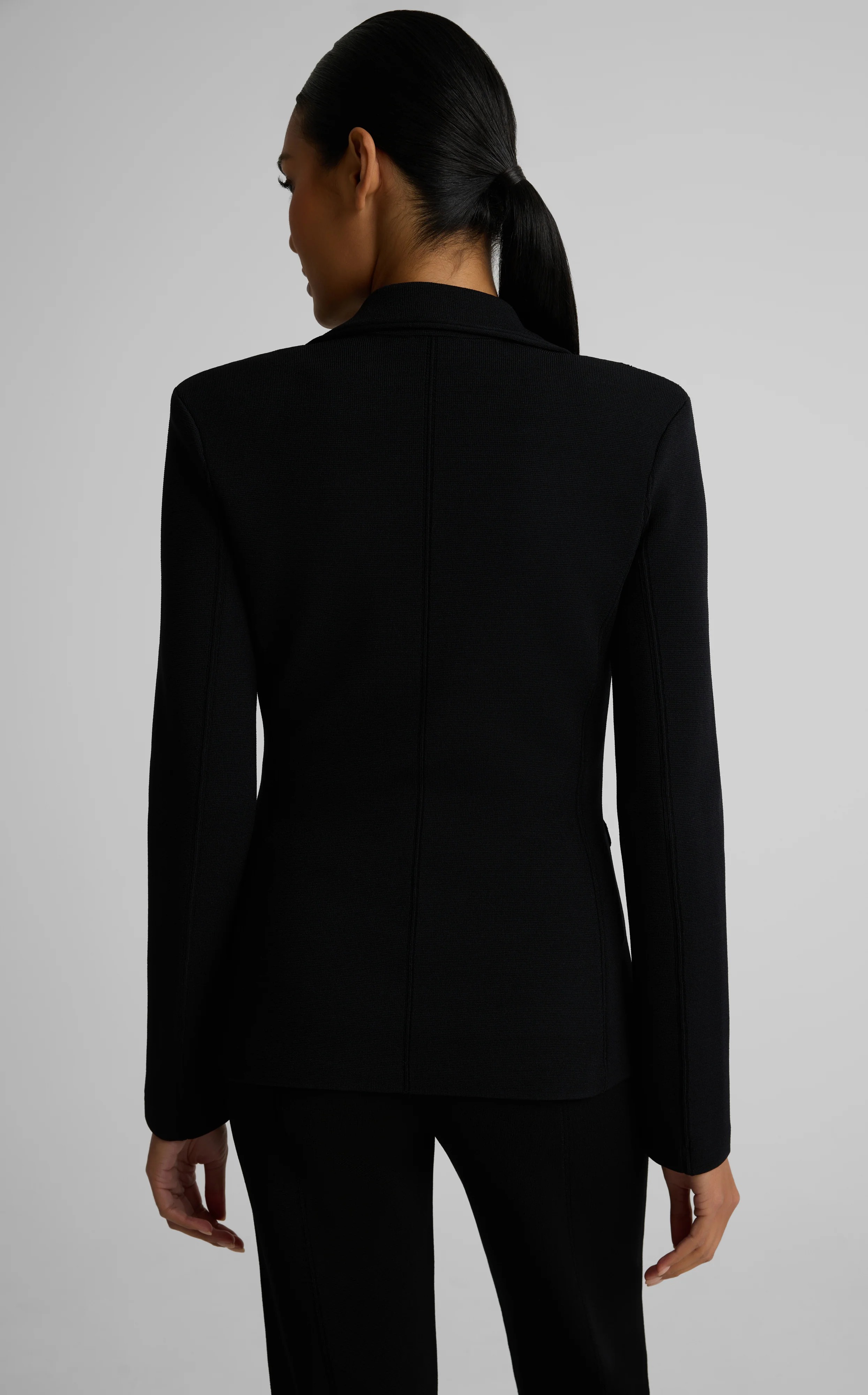 back view with polished seam line