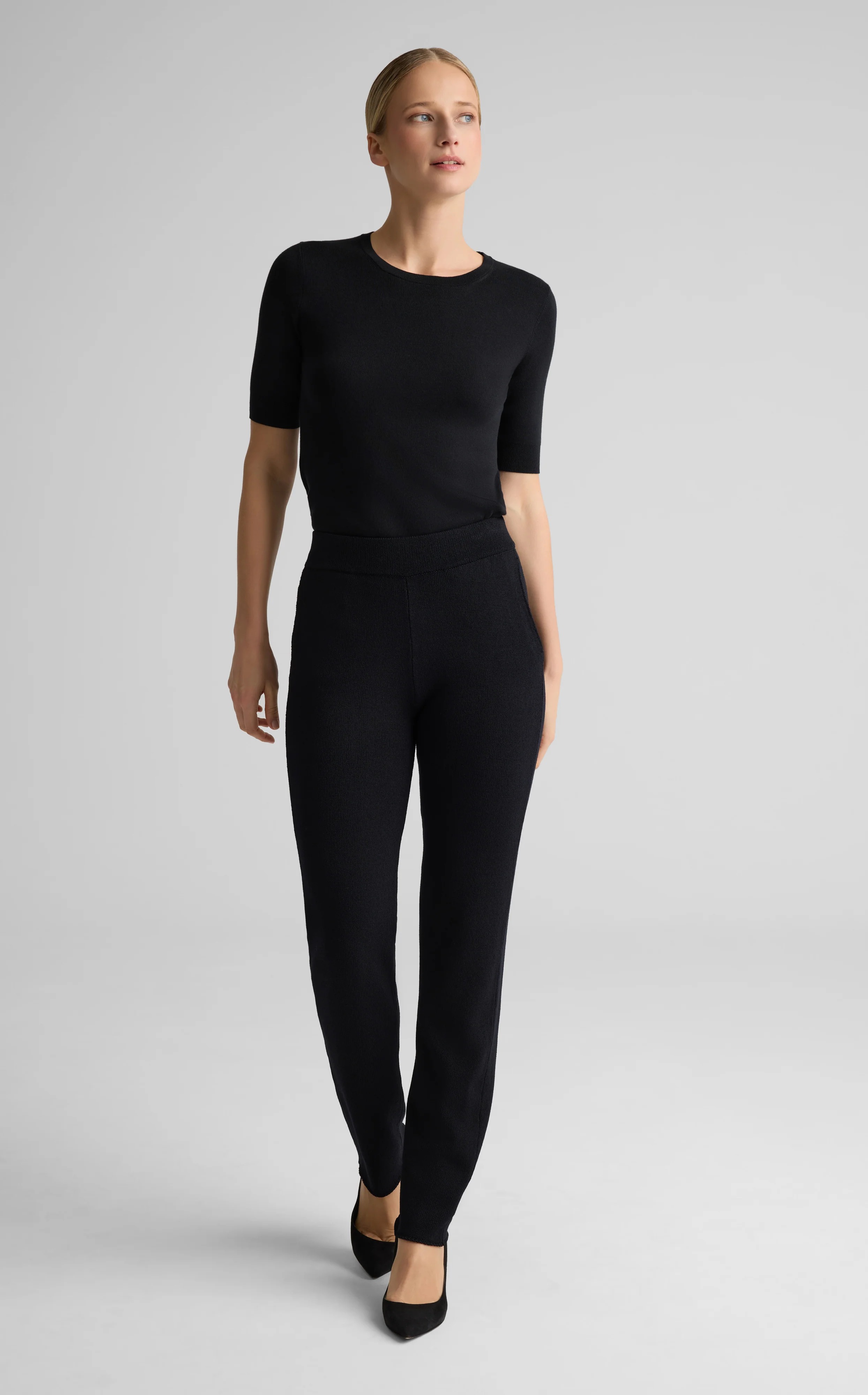 Isabel Full Length Pant In Legacy Crepe Knit