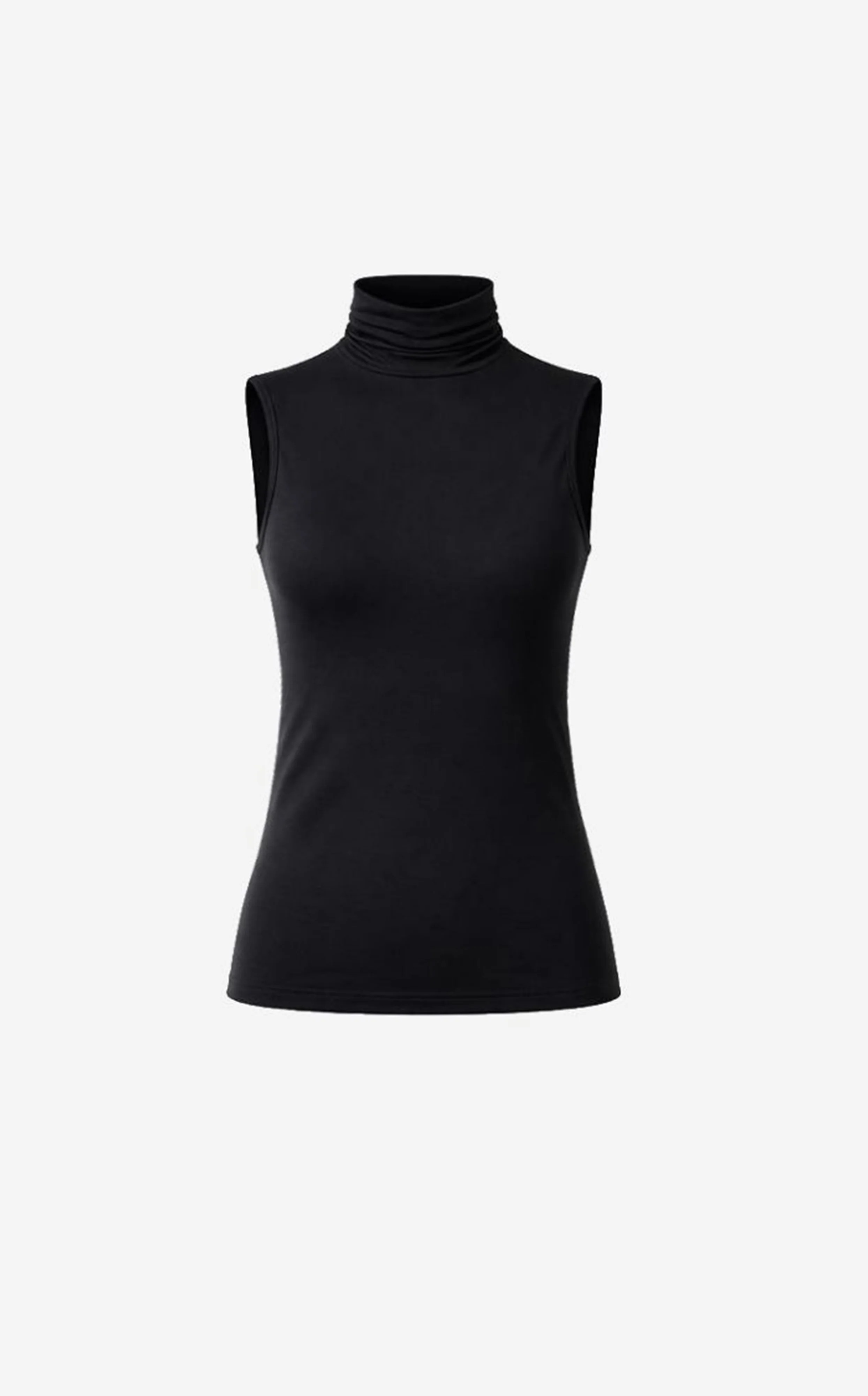 close-fitting black layering shape
