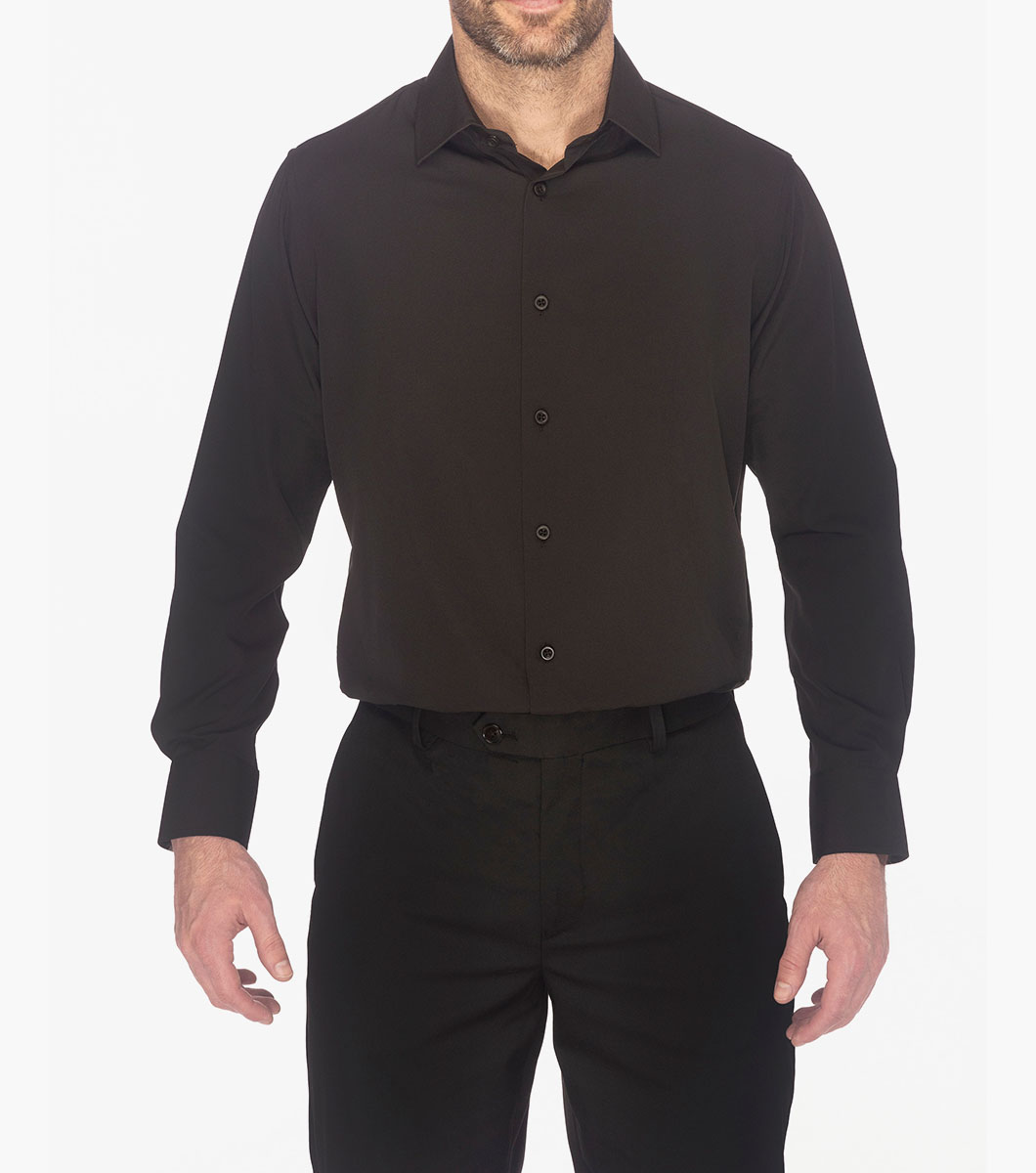 Sandee Dress Shirt Spread Collar