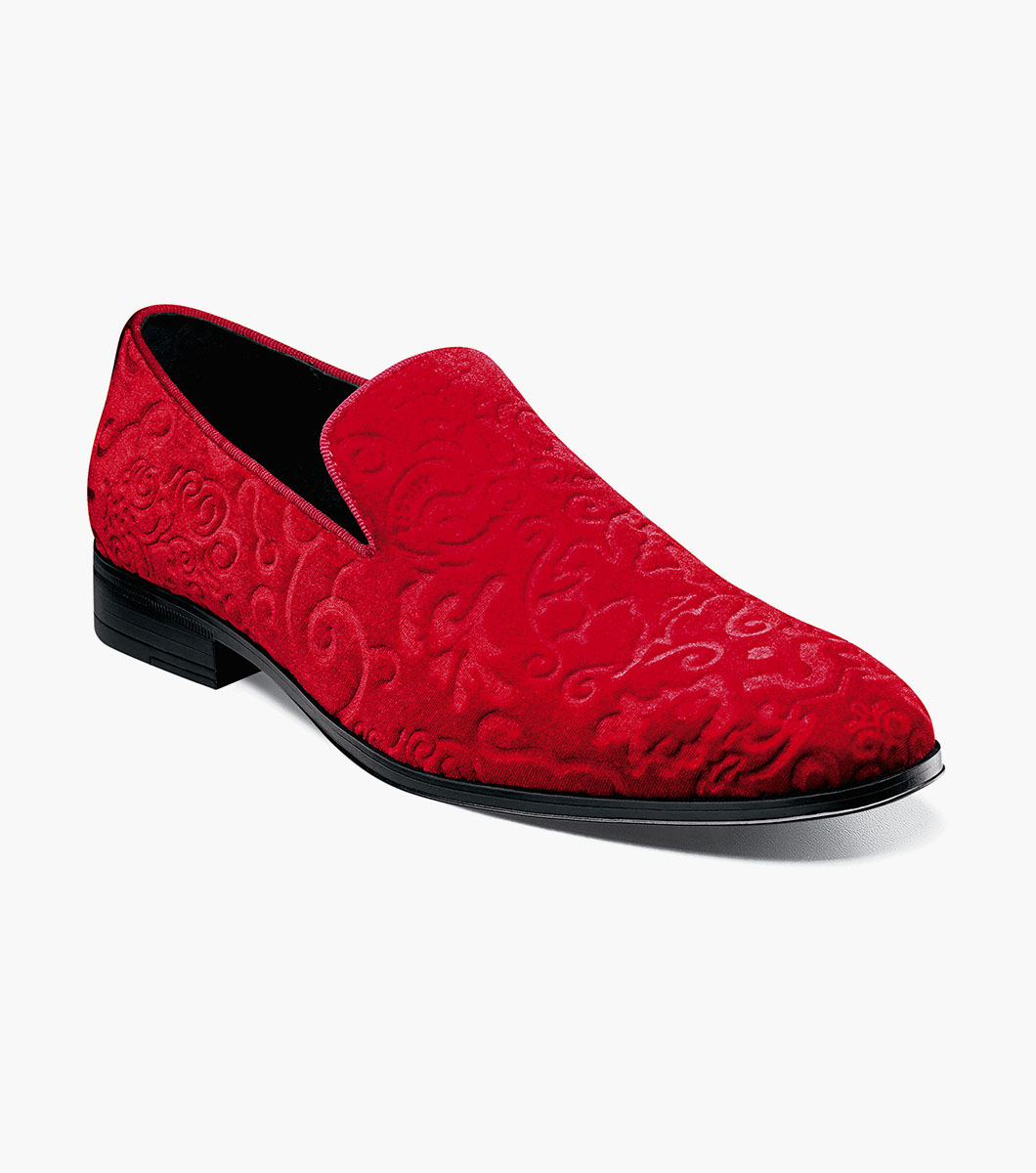 Saunders Debossed Velour Slip On