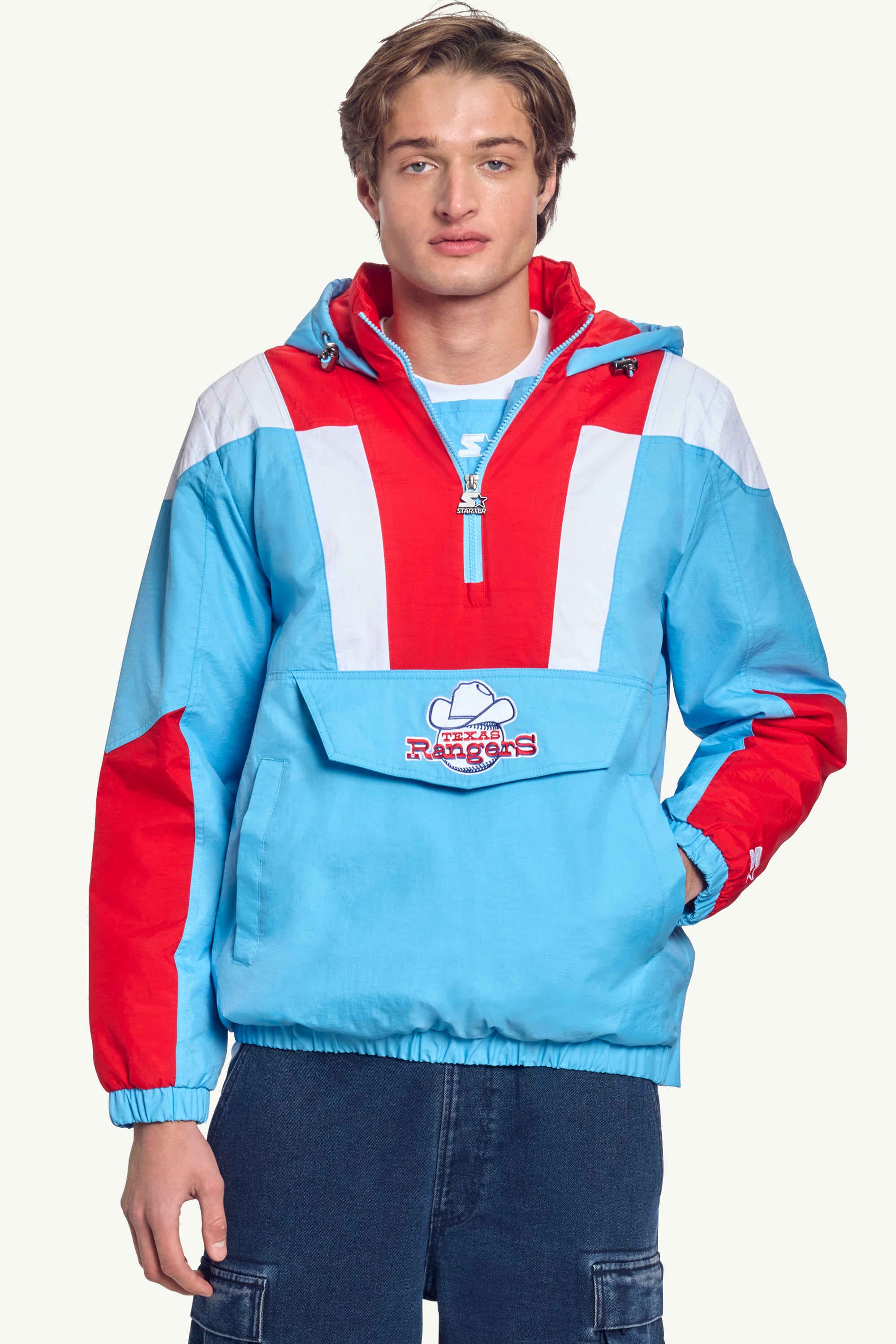 Official texas rangers windbreaker view