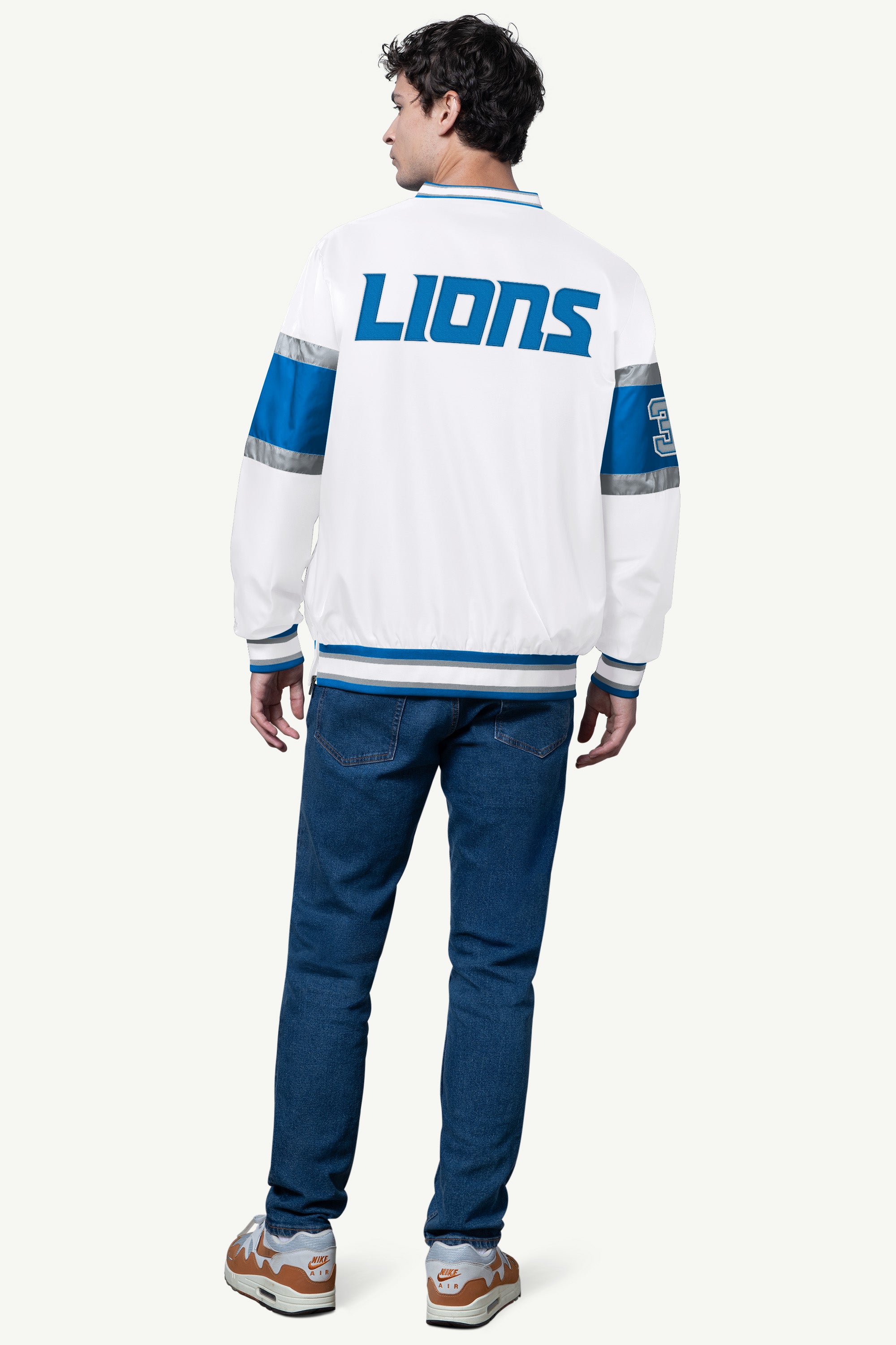 Official detroit lions signal collar pullover view