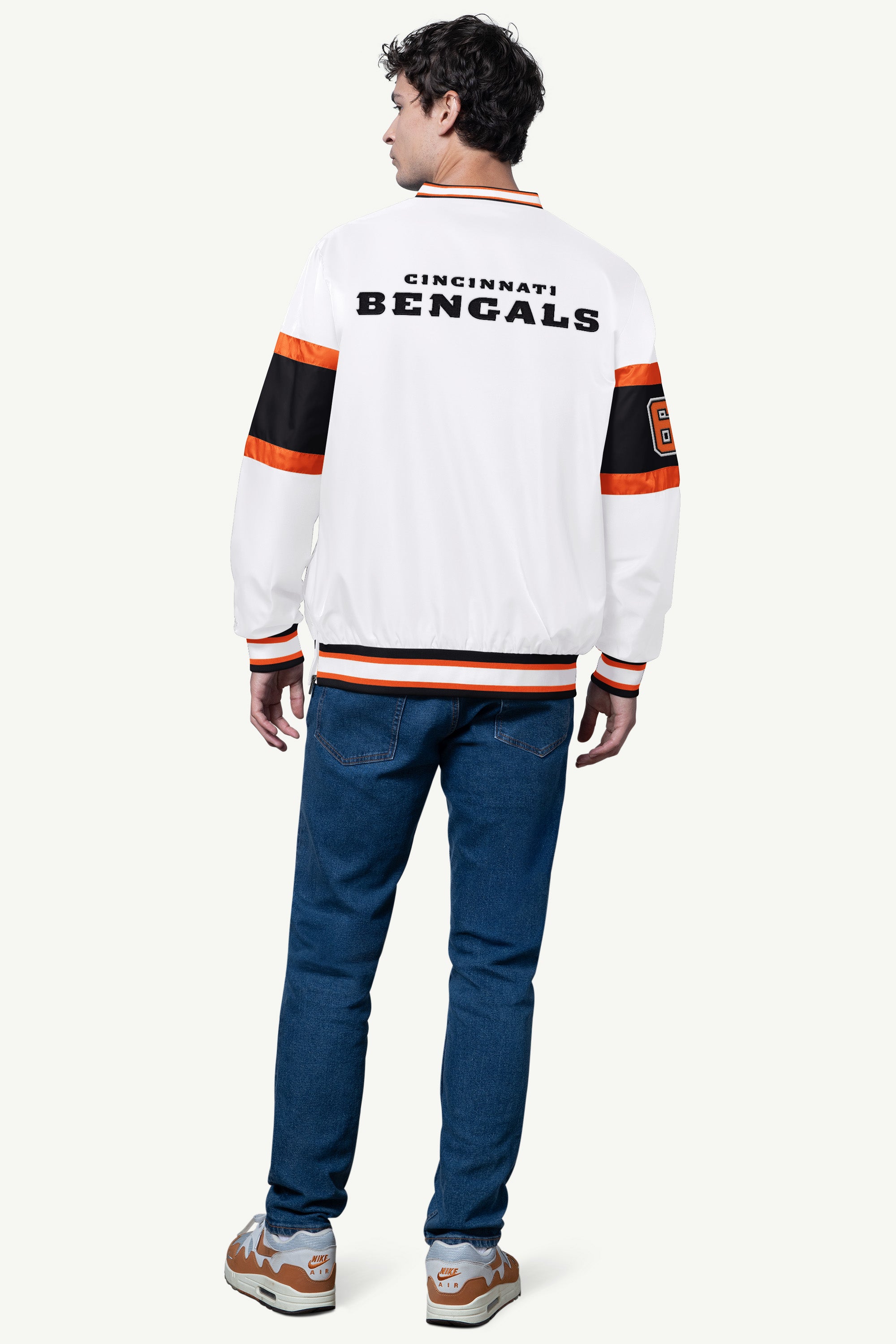 Official cincinnati bengals signal collar pullover view