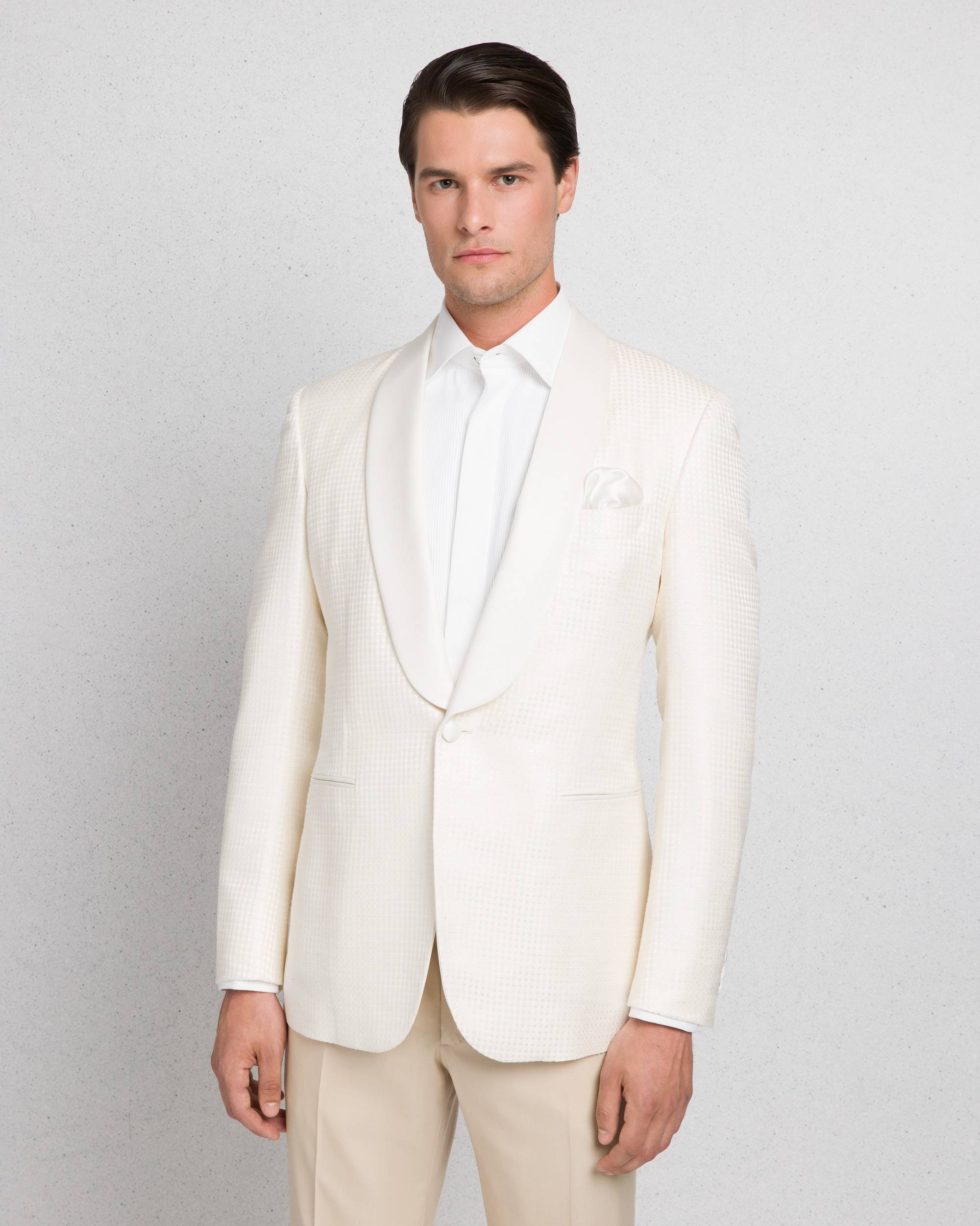Antico Setificio Fiorentino silk Fiesole evening jacket