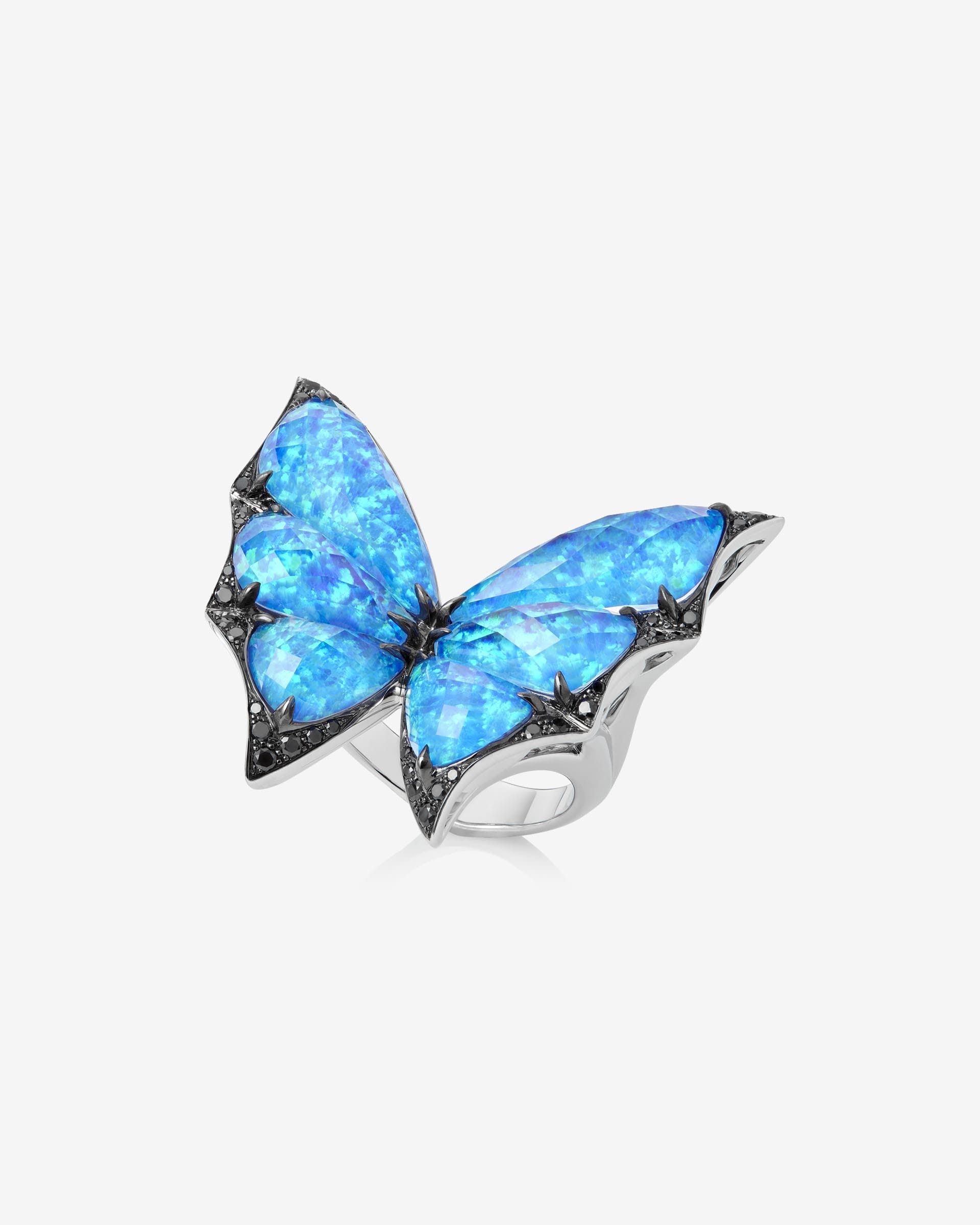 Fly By Night Winged Cocktail Ring