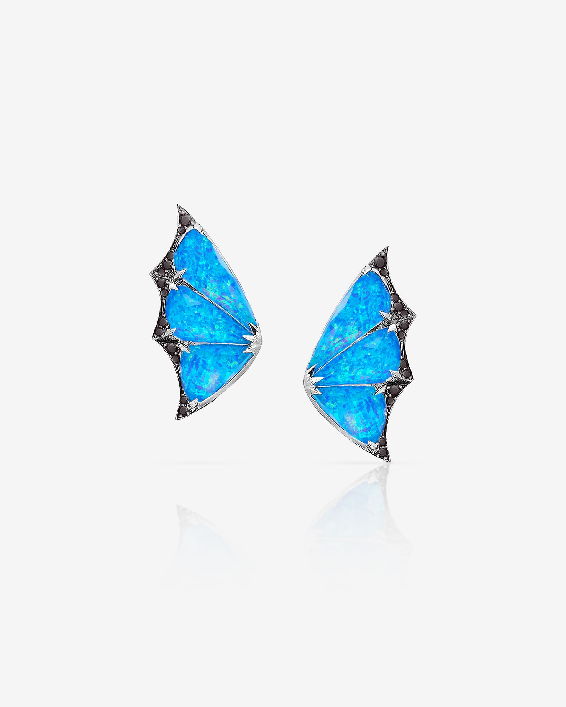 Fly By Night Winged Cuff Earrings