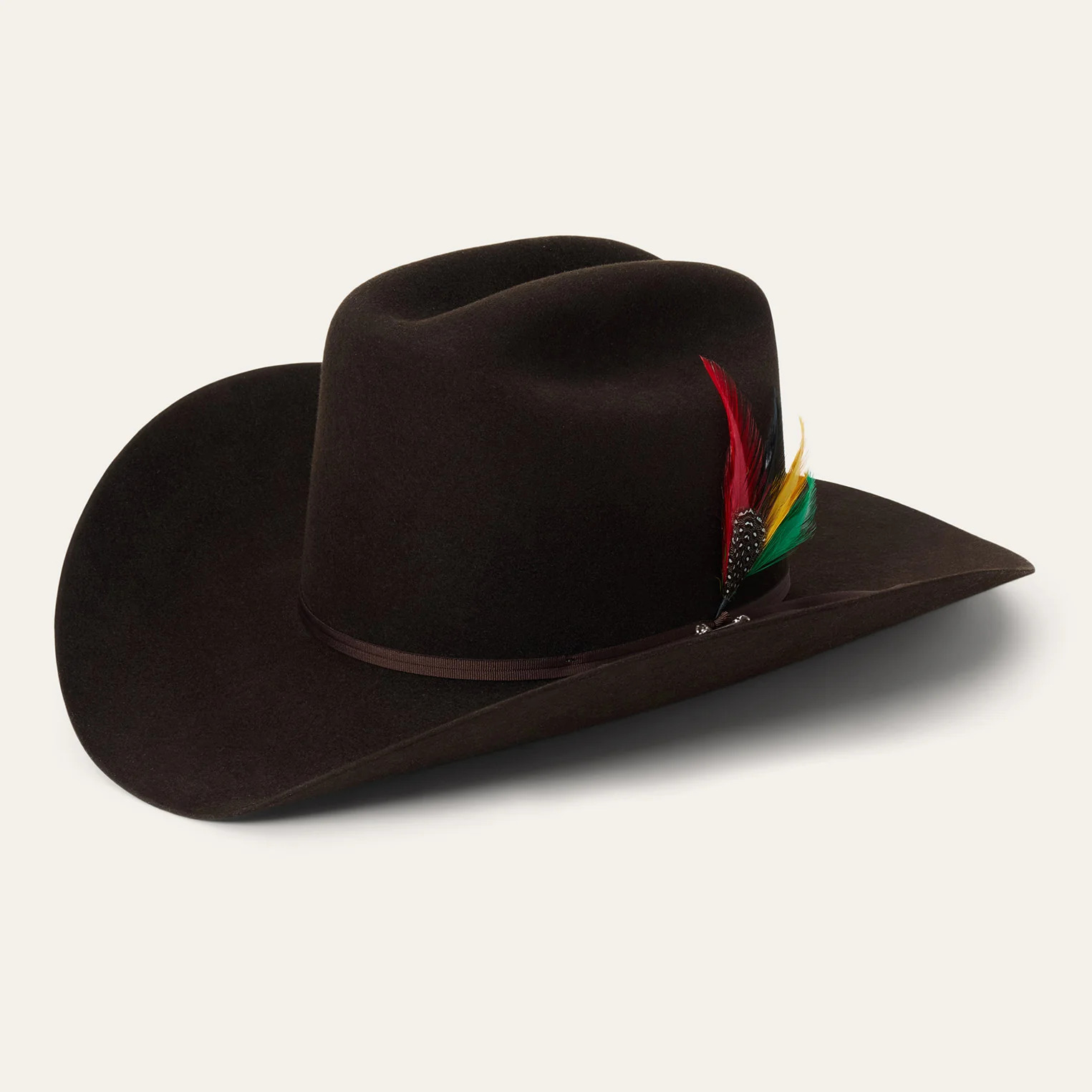 Cord hat band and JBS brand pin