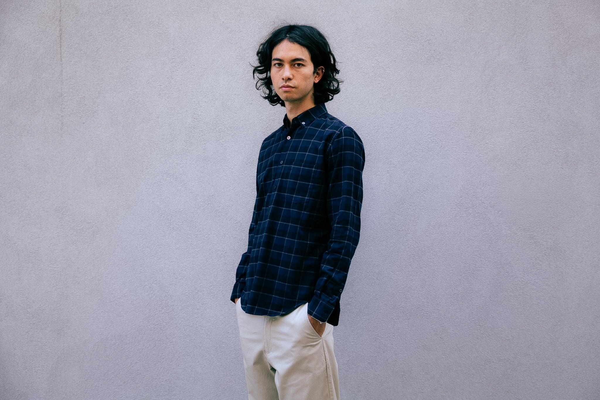 button-down collar